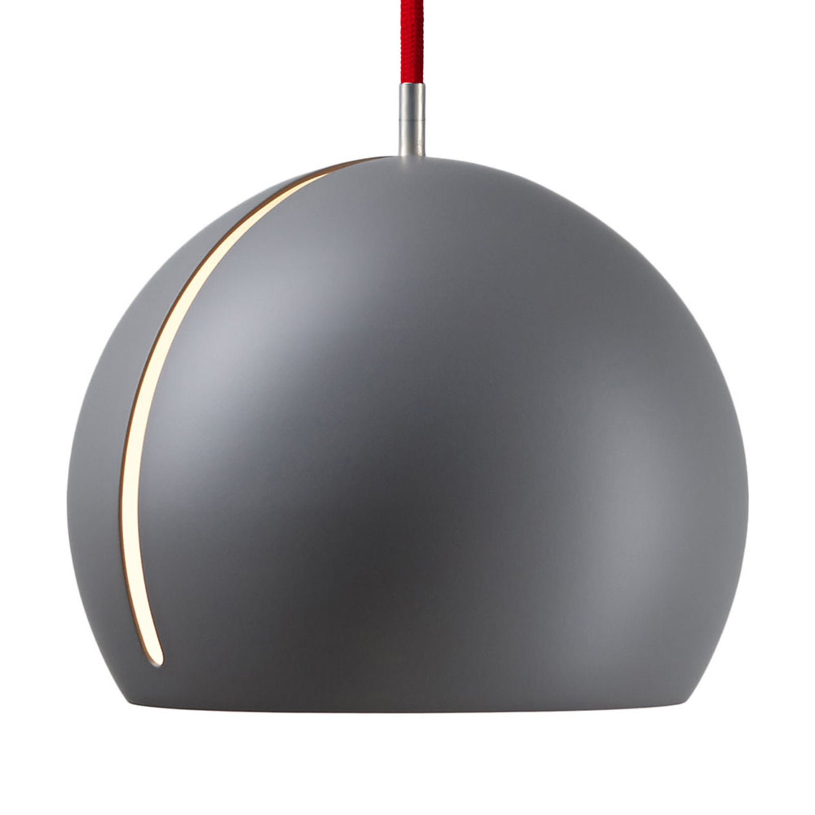 Nyta Tilt Globe hanging light, red 3m cable