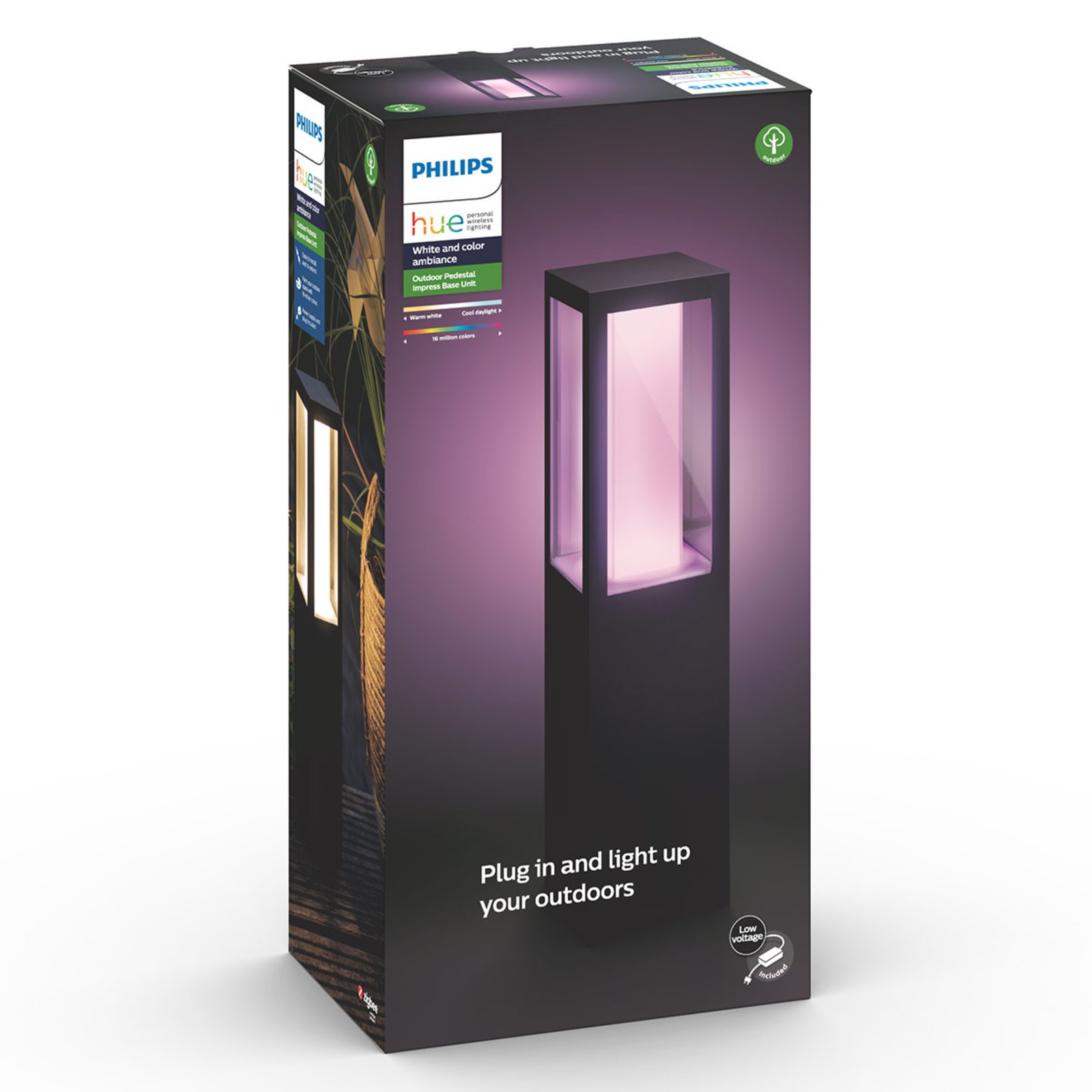 Philips Hue Impress luminaire pour socle, kit de base