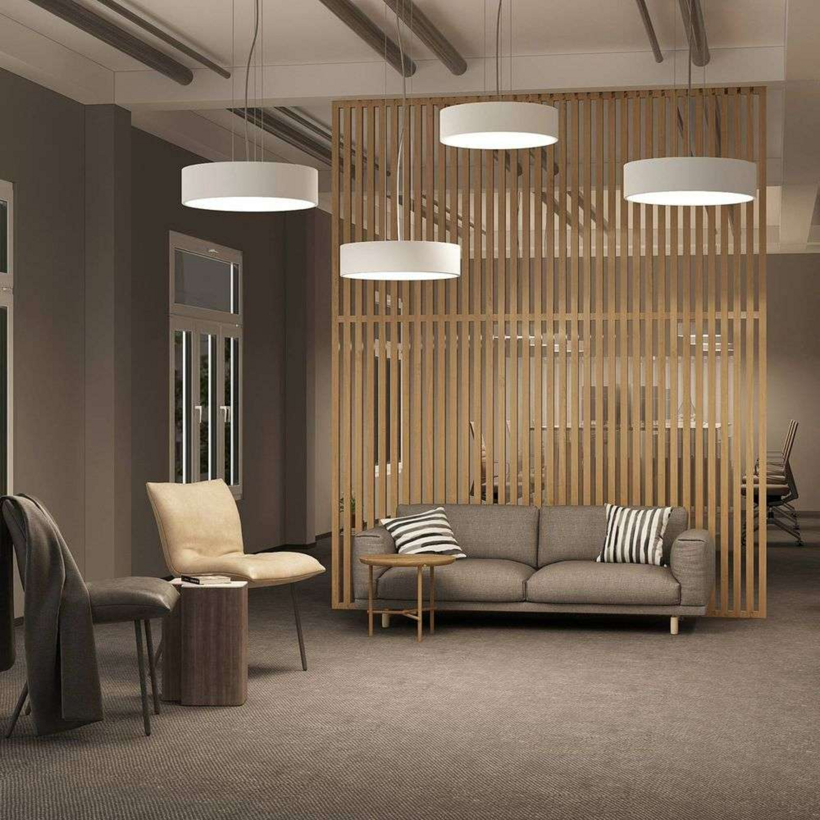 Noabelle LED Riippuvalaisin Ø40 White - Arcchio