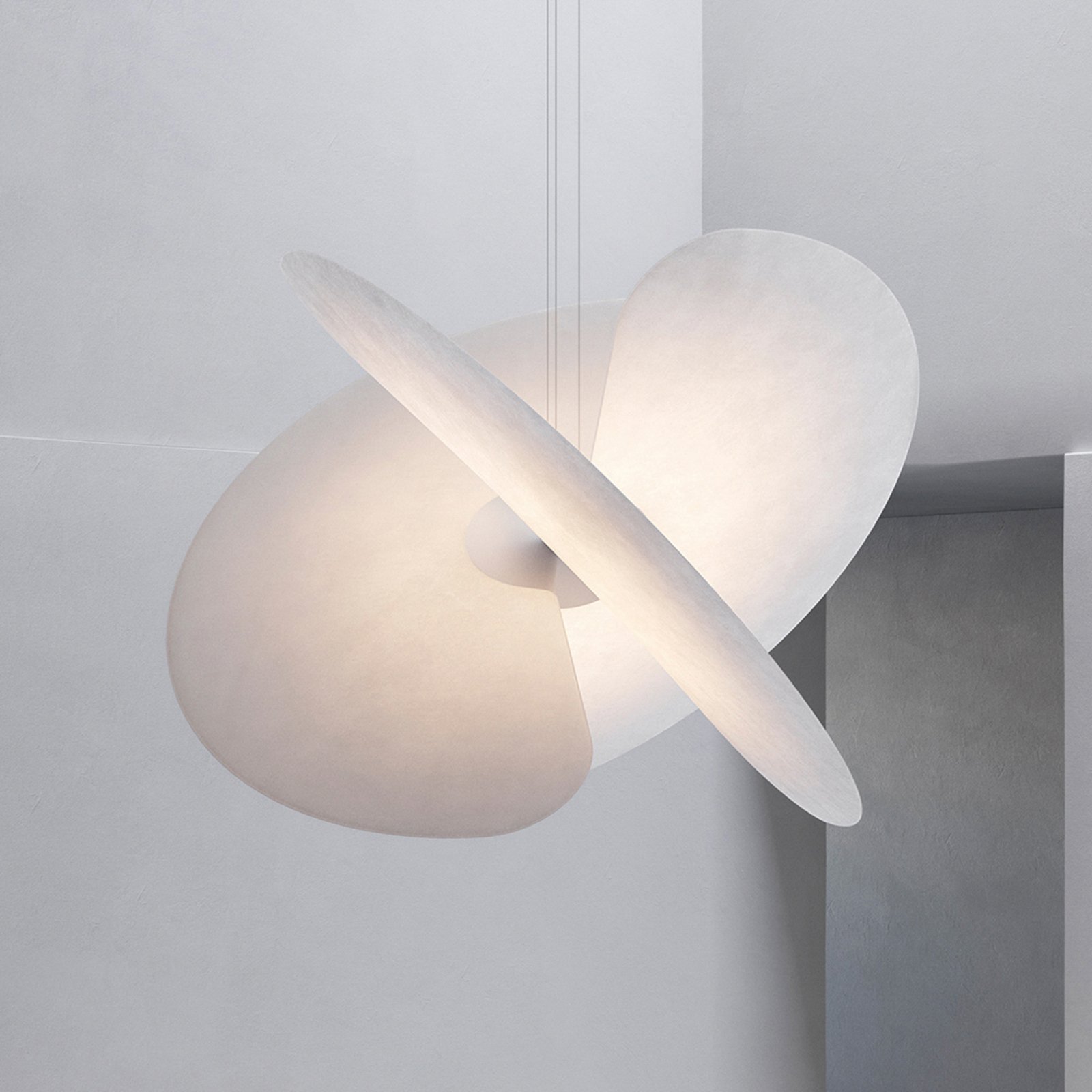 Levante LED lógó világítás fehér Ø 90 cm 54 W - Luceplan
