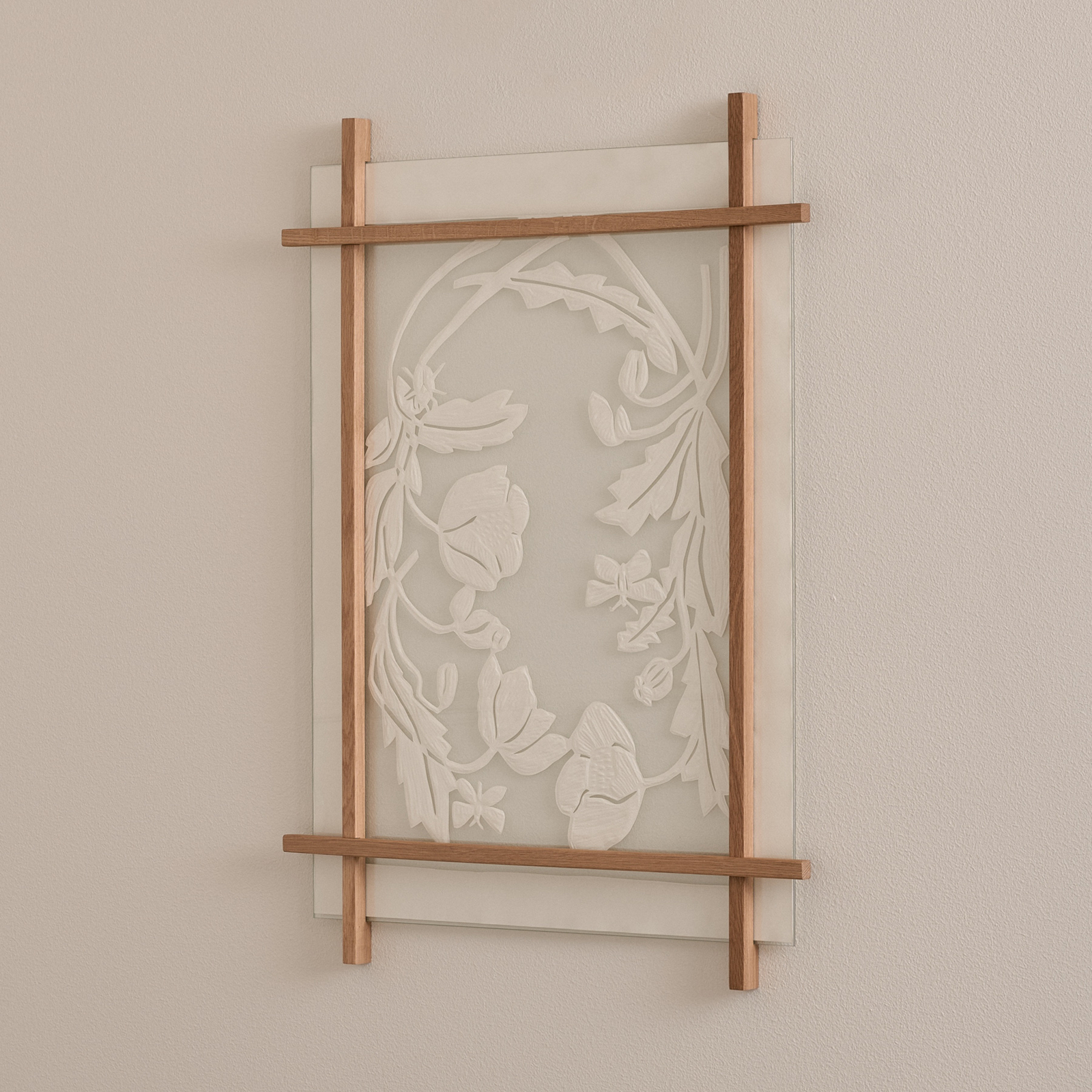 Marco Daiku, 50 cm x 70 cm, madera de roble/cristal - GEJST Marco Daiku, 50 cm x 70 cm, madera de roble/cristal - GEJST