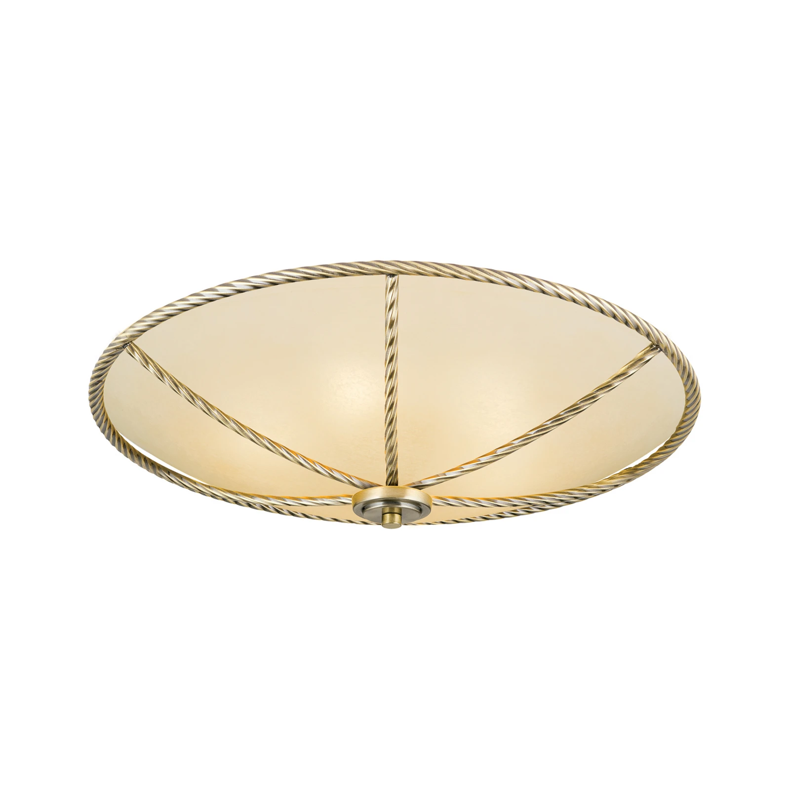Crèmekleurige plafondlamp Galina, 56 cm
