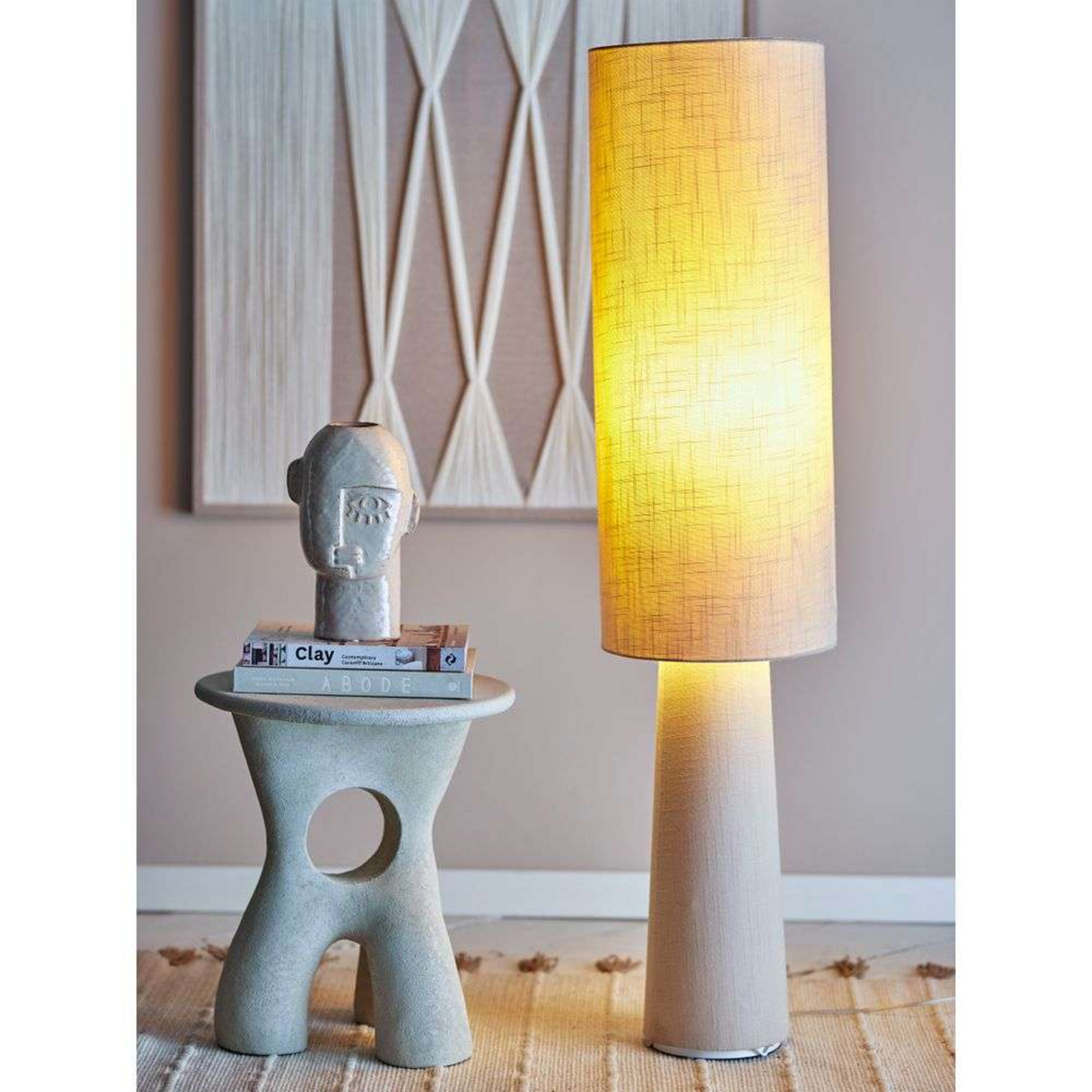 Emmie Floor Lamp Natural - Bloomingville