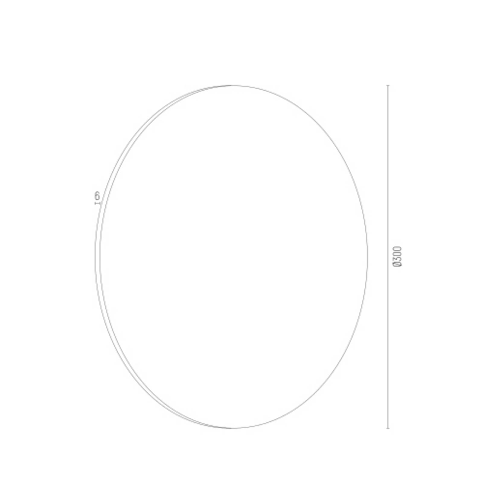 LED-Wandleuchte Orios Plus, sandfarben, Metall, Ø 30 cm günstig online kaufen