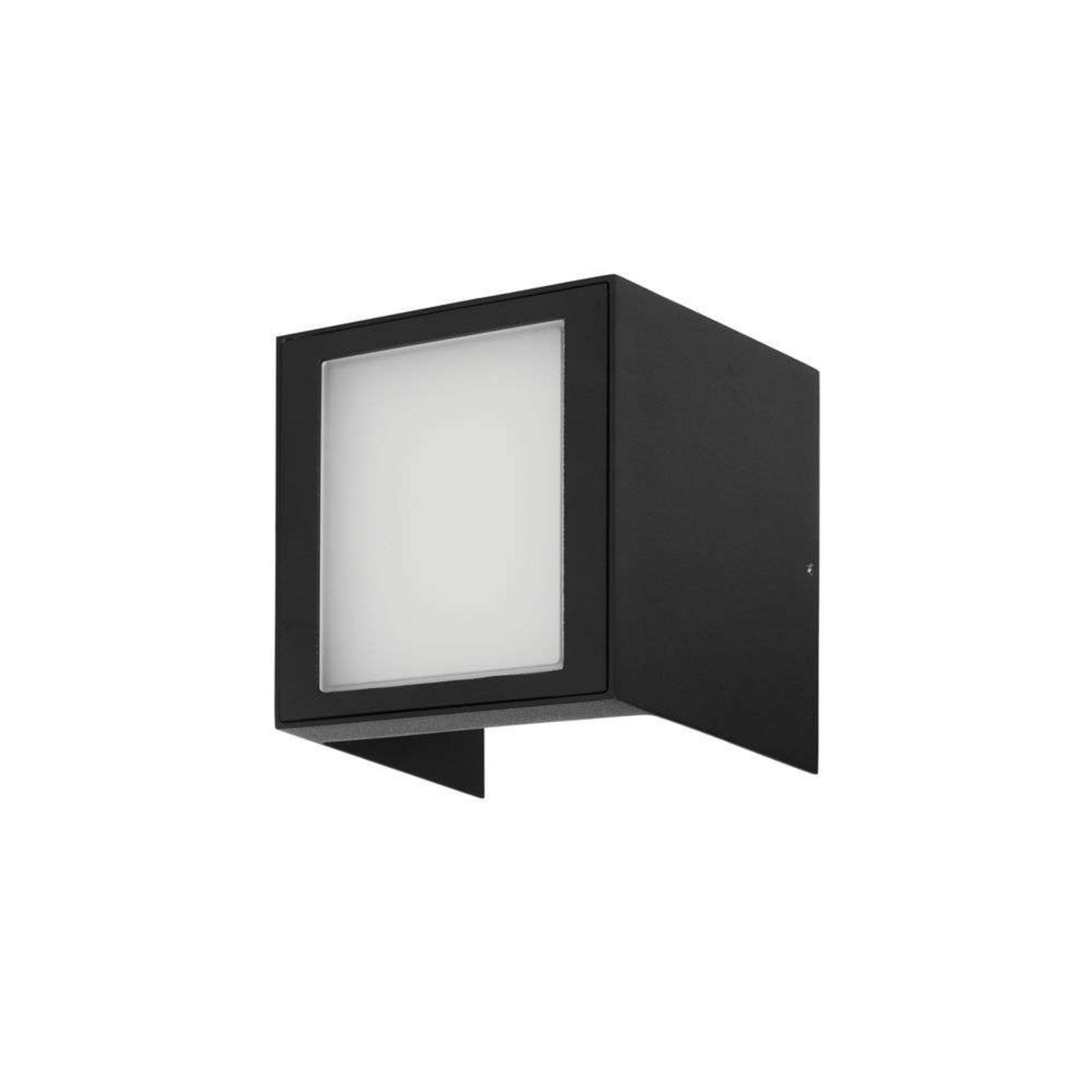 Una LED 9W Outdoor Wall Lamp Black - Loom Design