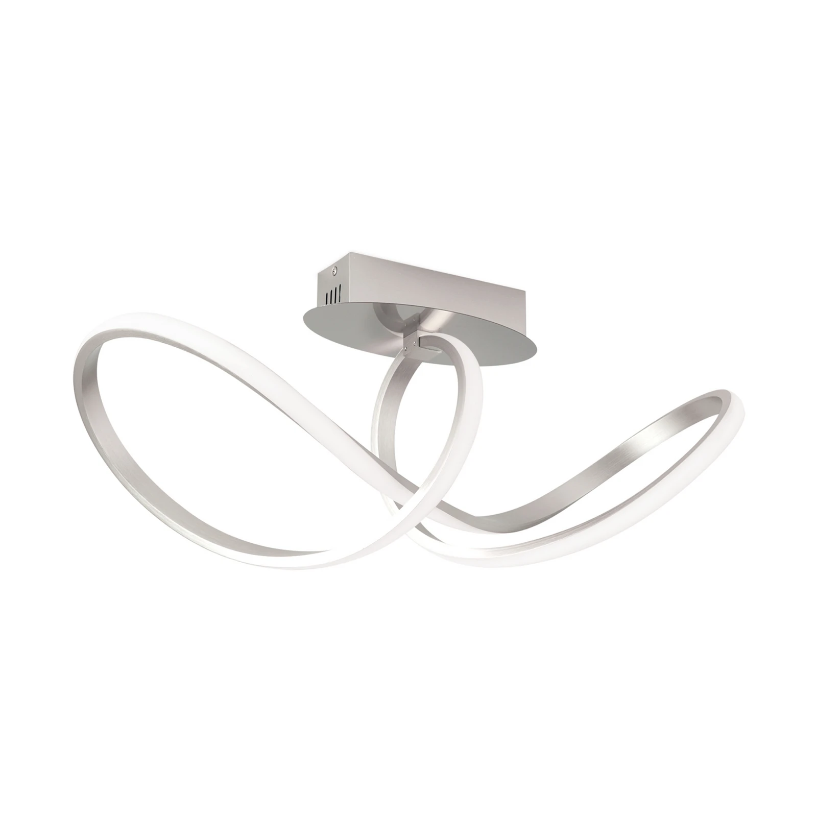 LED plafondlamp Circus, 3.000 K, satijn