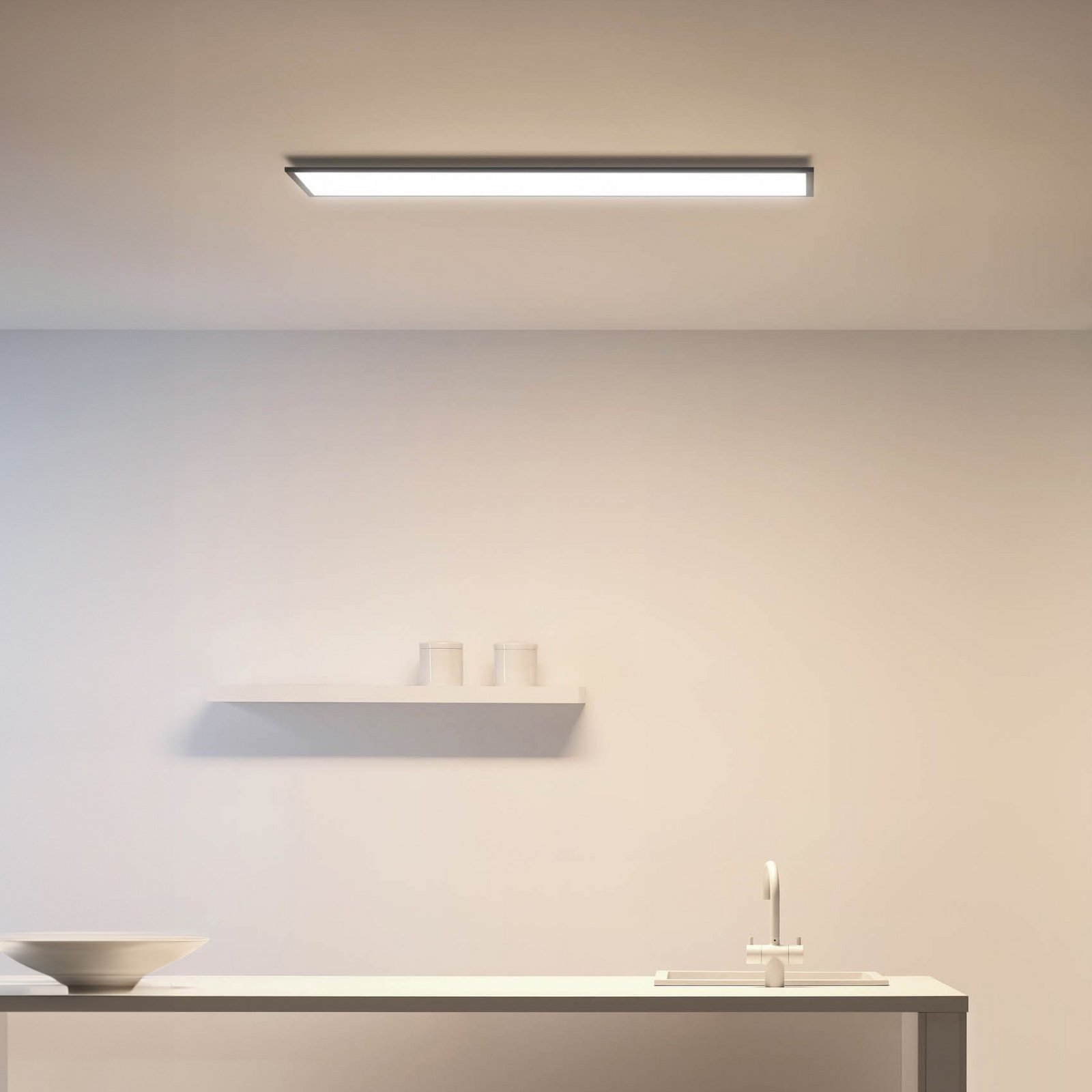 WiZ LED ceiling light Panel, rectangular