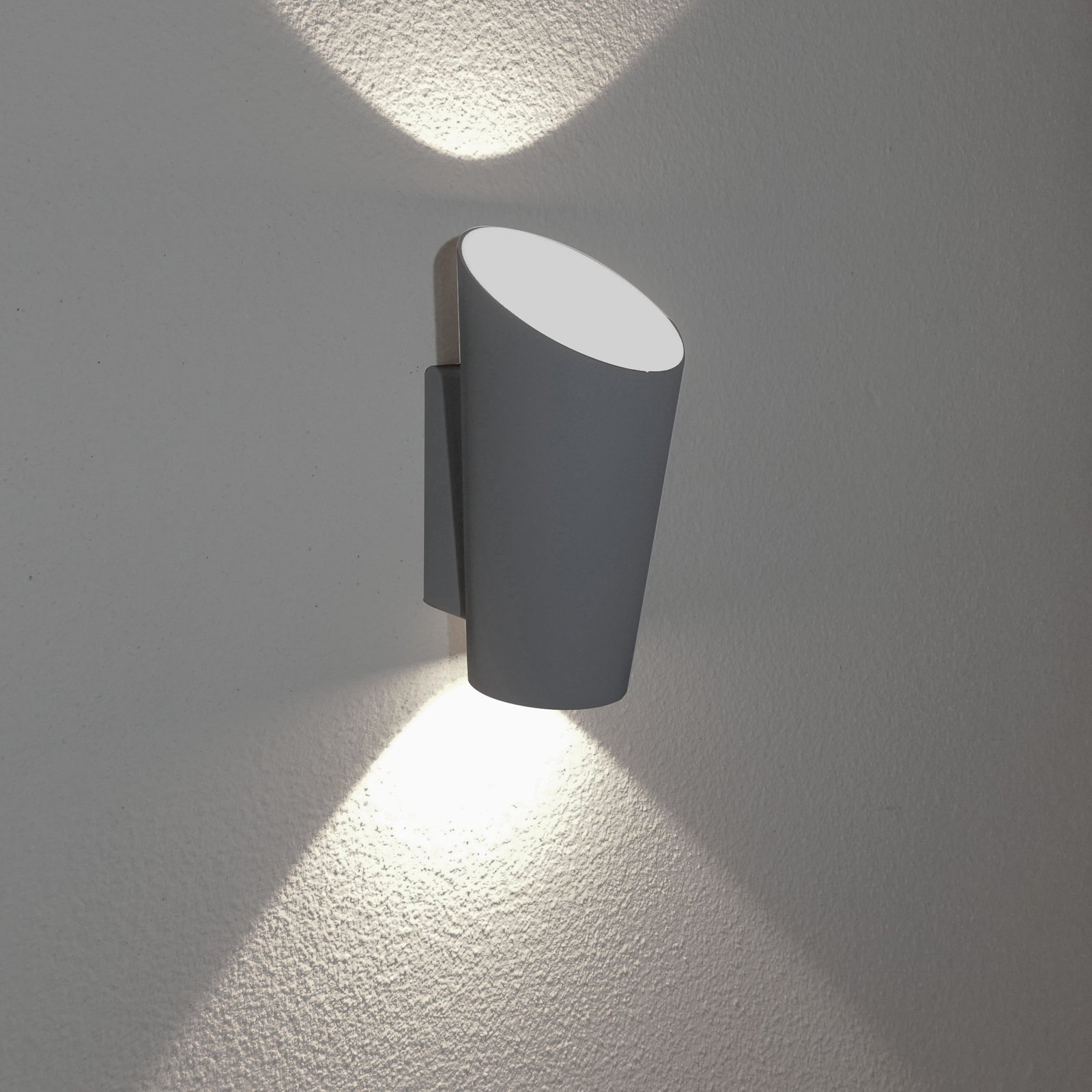 Vonkajšie nástenné LED svietidlo Vista, tmavosivá