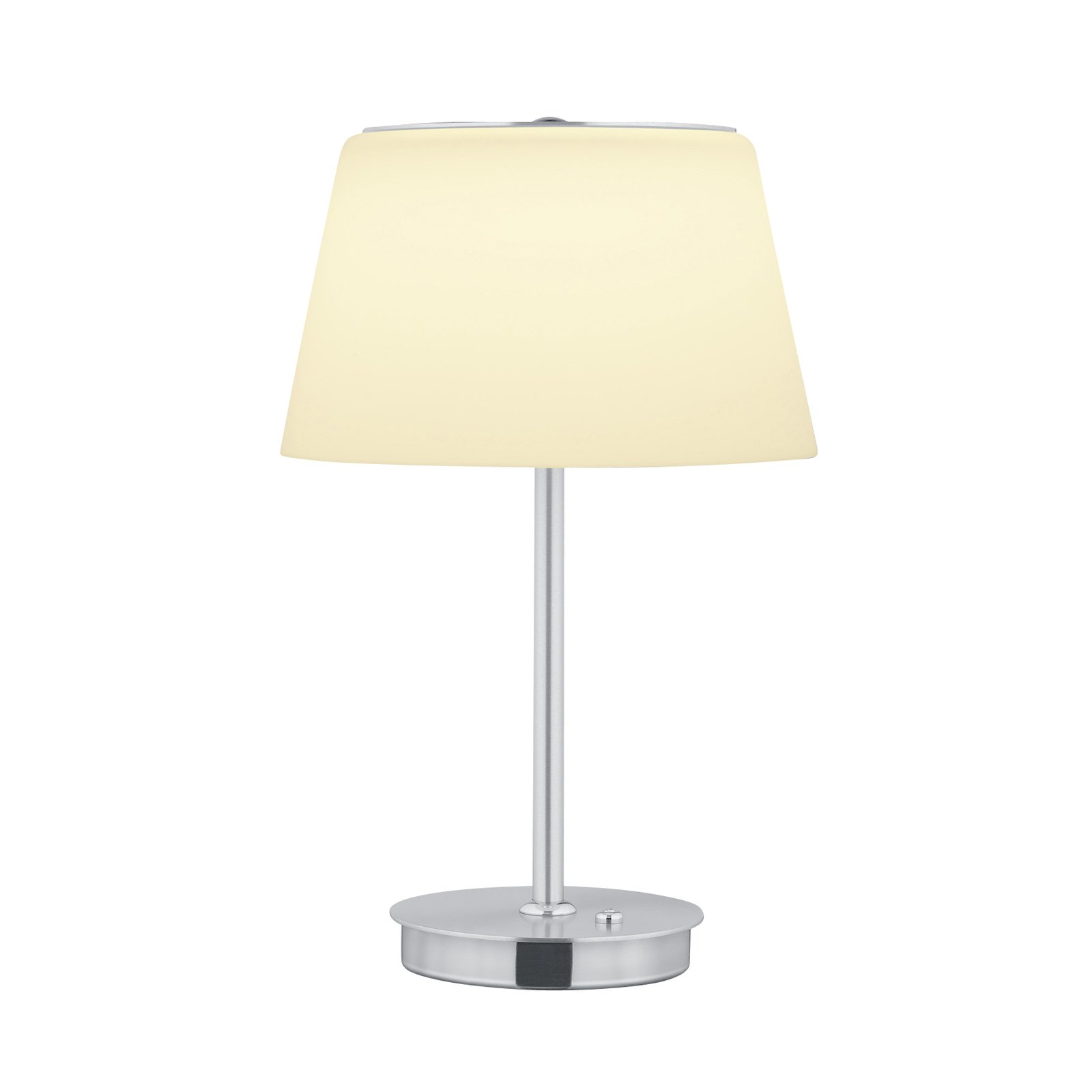BANKAMP Conus LED galda lampa, niķelis