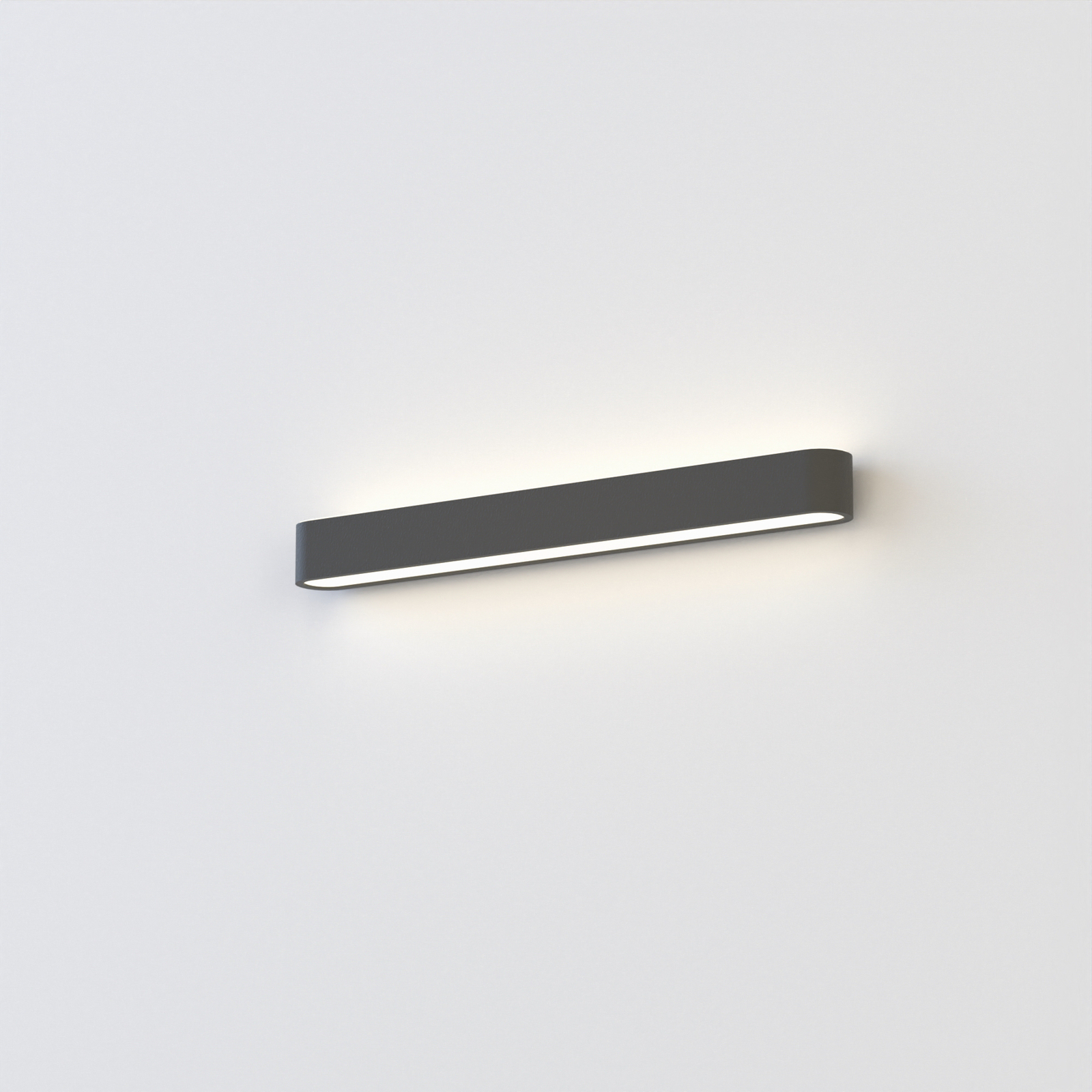 LED-Wandleuchte Soft, Breite 60 cm, graphit