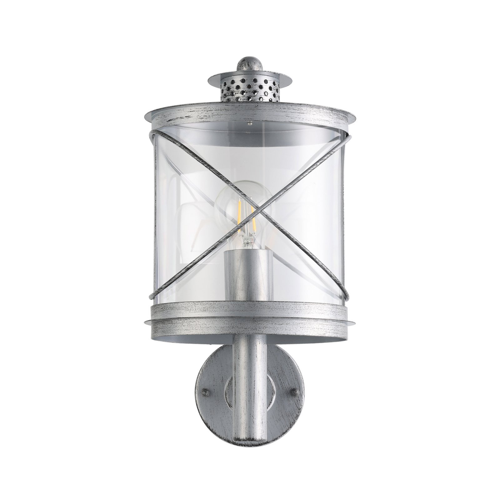 Außenwandleuchte Hilburn 1 mit dekorativem Schirm Außenwandleuchte Hilburn 1 mit dekorativem Schirm