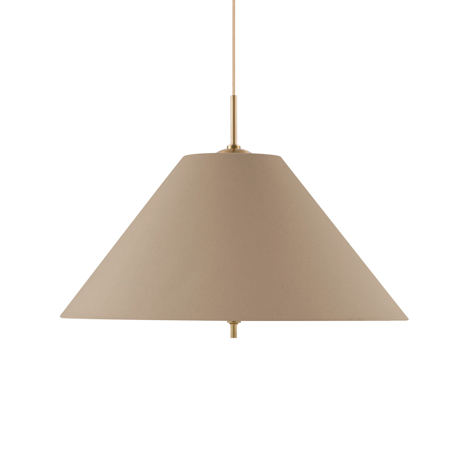 Globen Lighting Hängelampe IRIS 50 mokkabraun Ø 50 cm