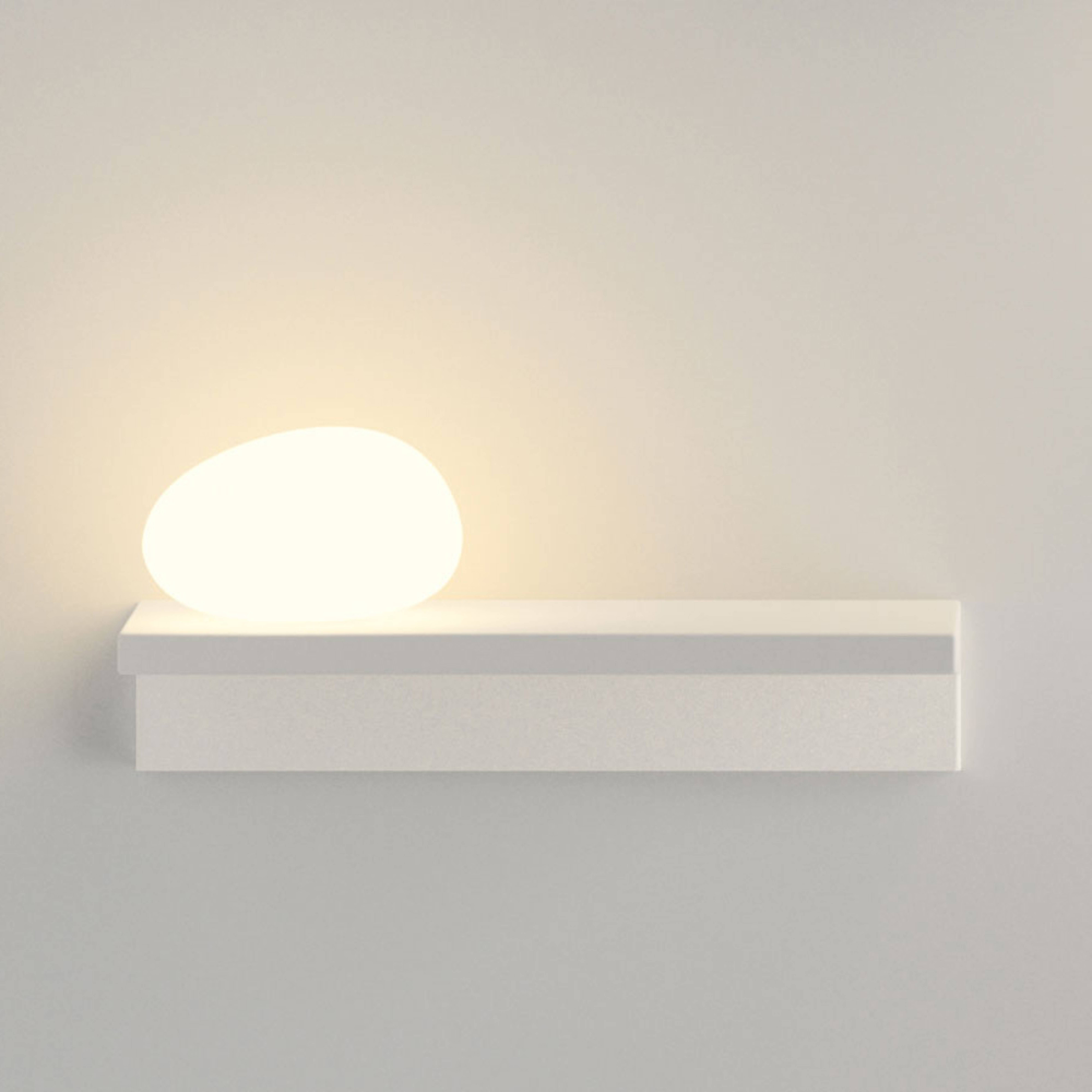 Vibia Suite - LED-Wandleuchte 14 cm Stein links