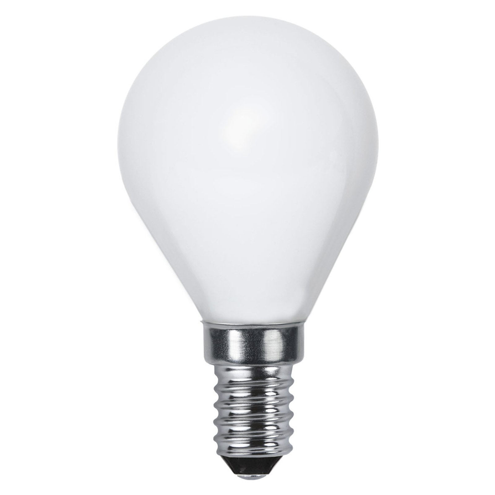 Golf ball LED bulb E14 2,700 K opal Ra 90