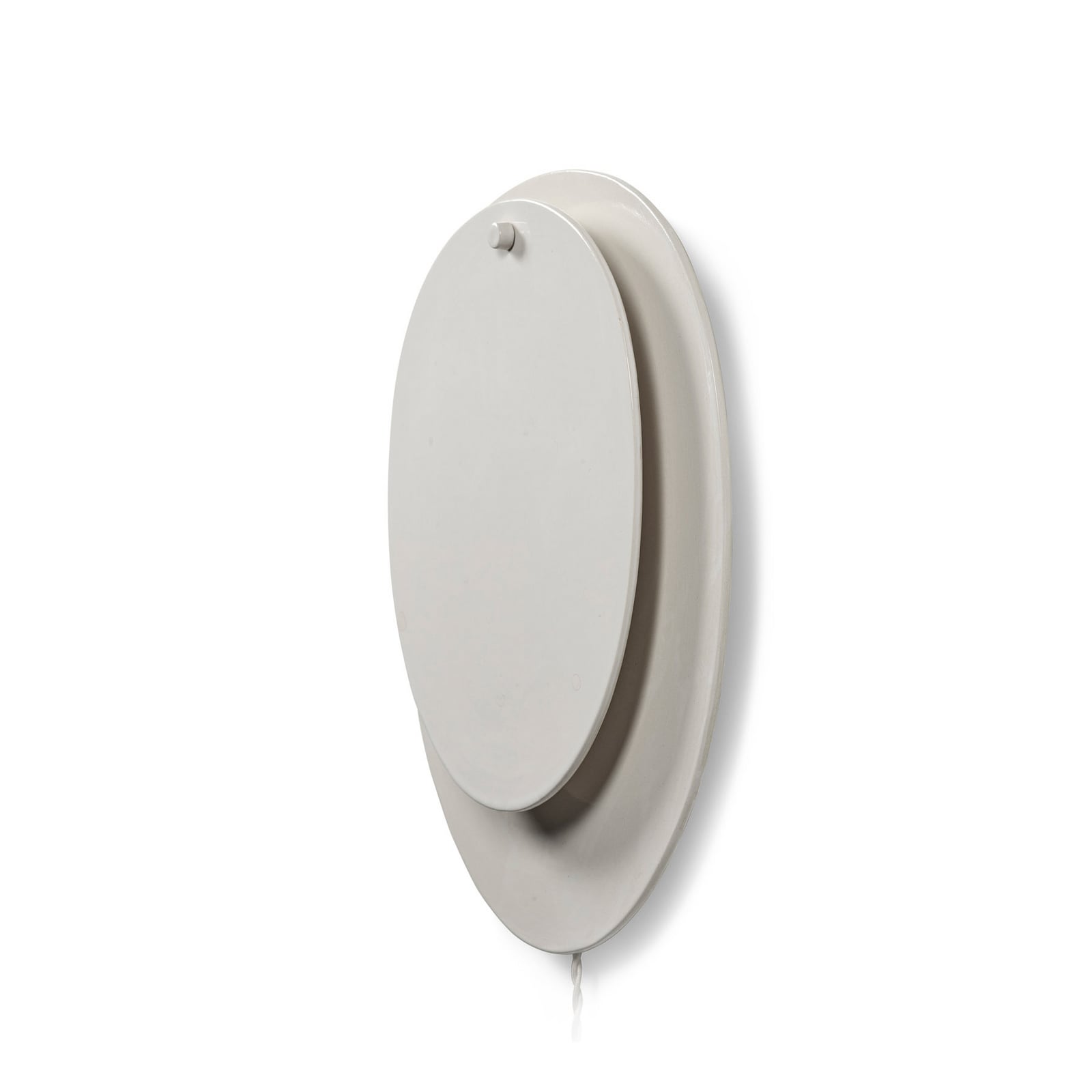 03 WHITE NEBULA væglampe, stentøj, højde 44 cm, E14 – Serax