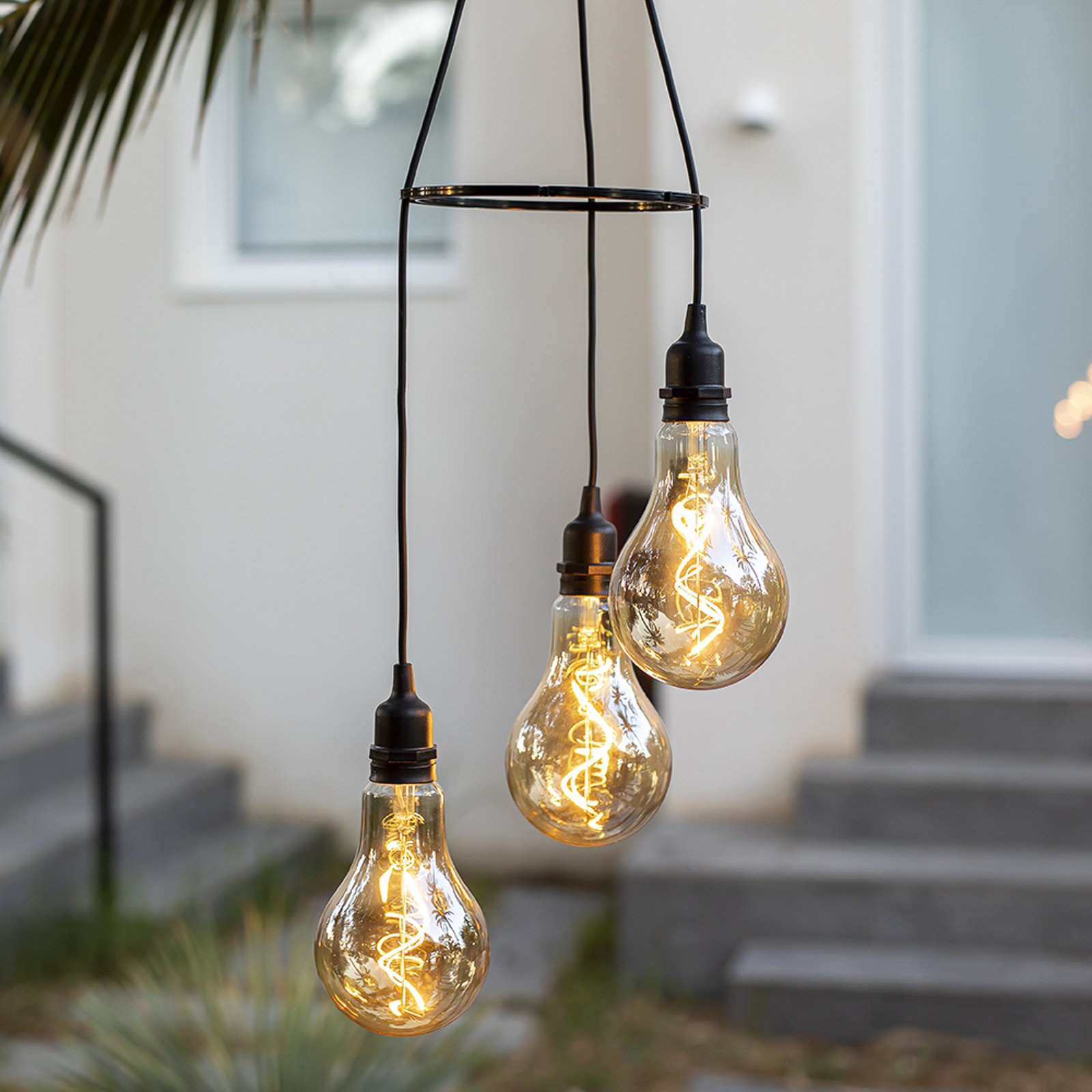 Newgarden Chiara LED sospensione solare, 3 luci