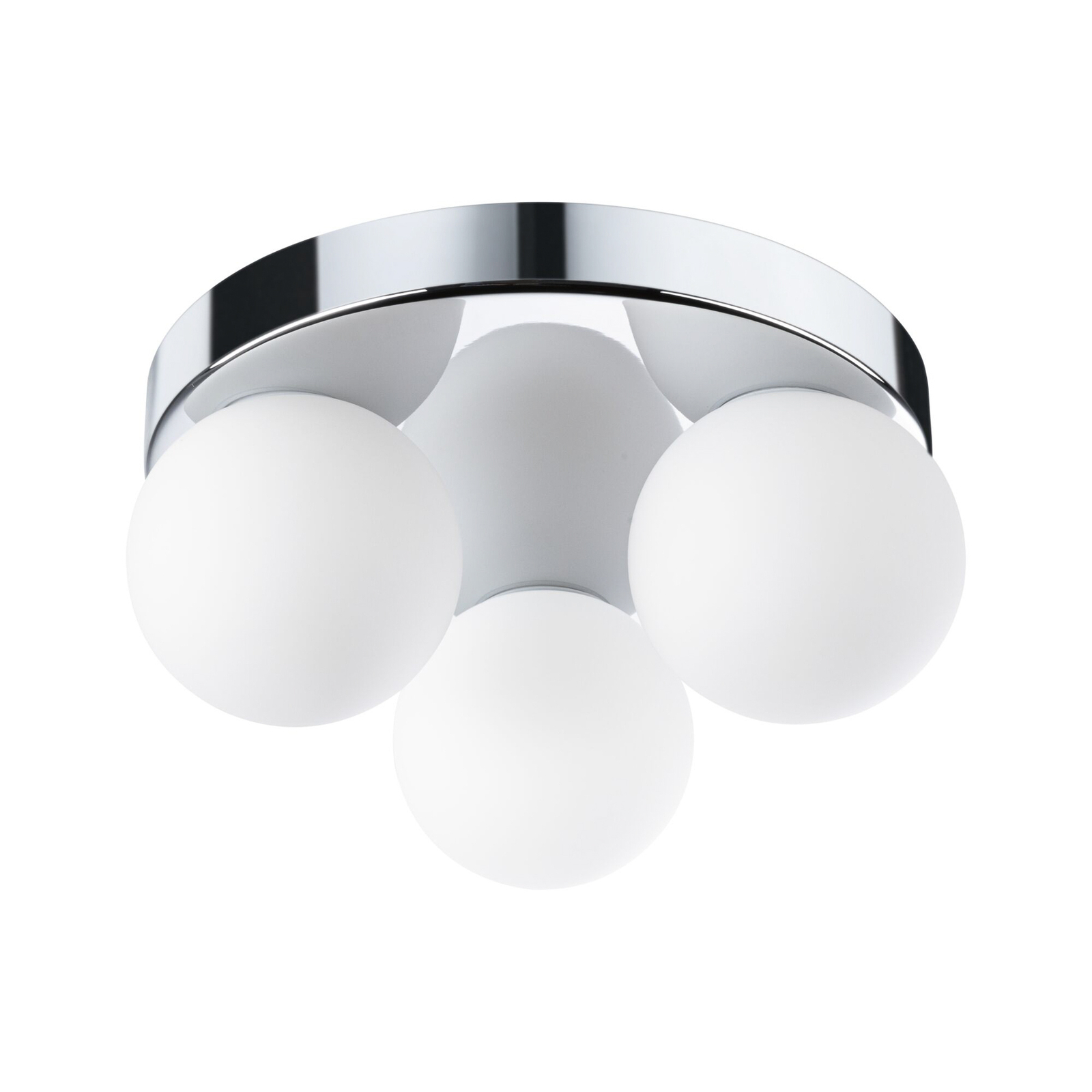 Gove 3 Plafonnier IP44 Dim Chrome/Satin - Paulmann