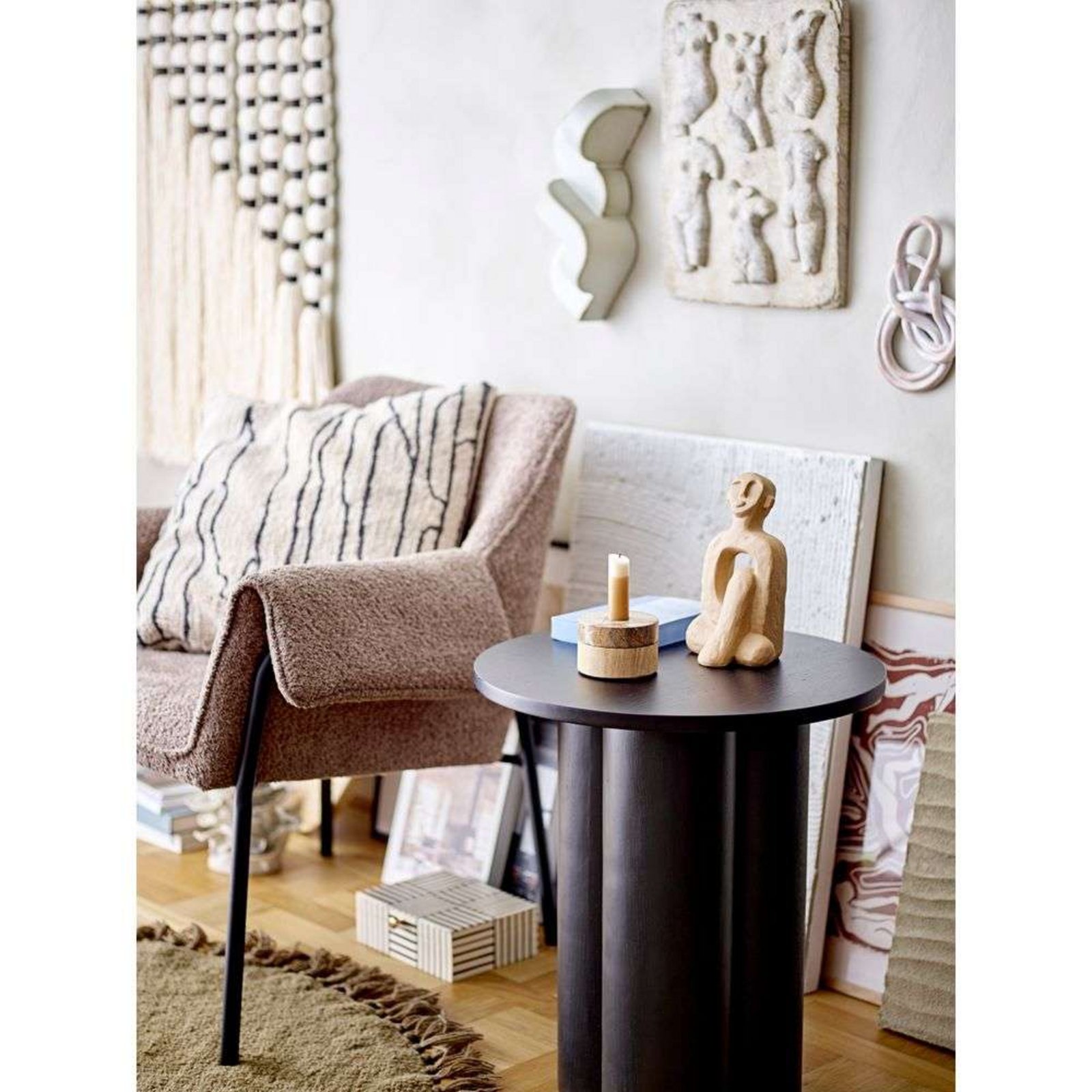 Aio Side Table Black - Bloomingville