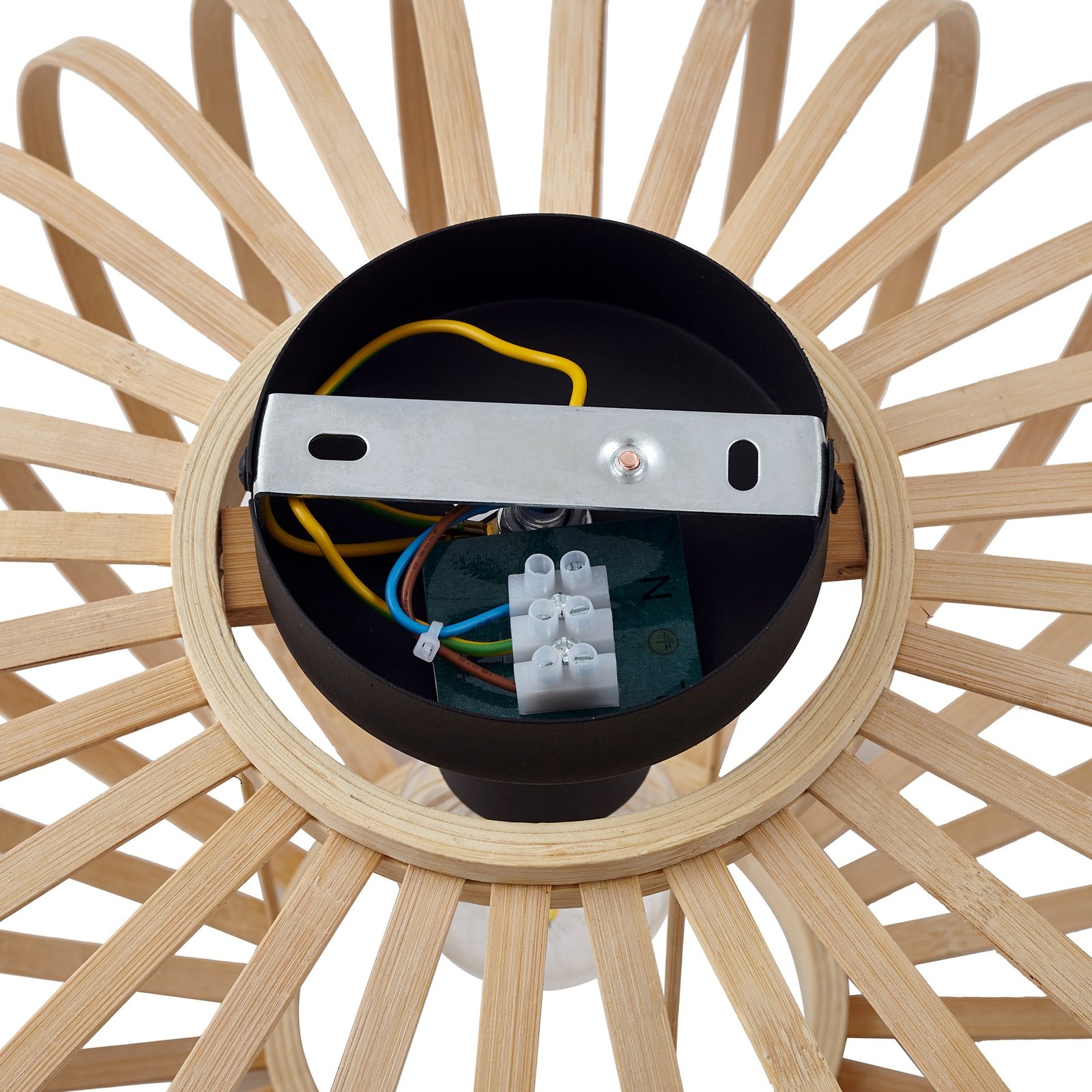 Lielle Loftlampe Ø40 Bambus - Lindby