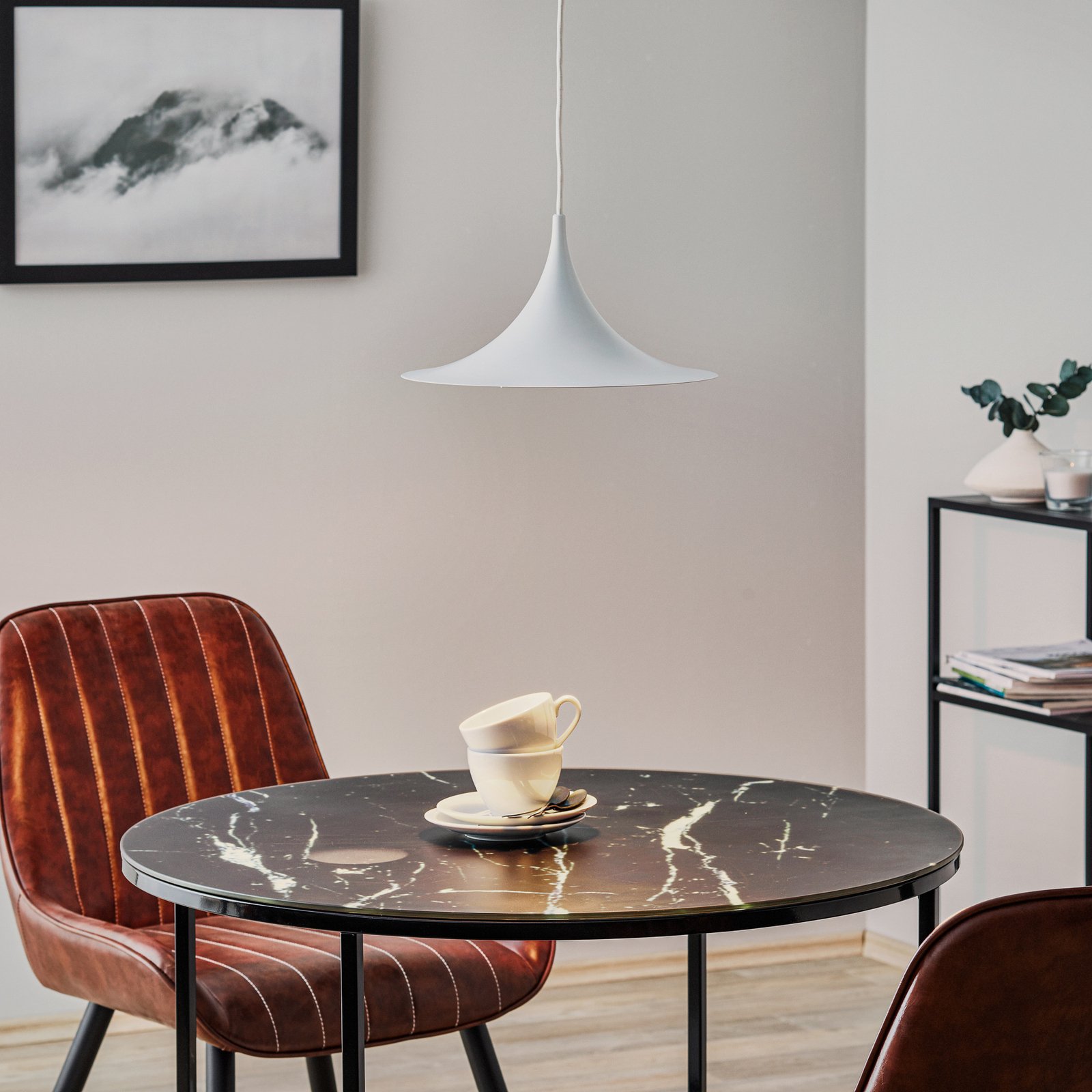 Semi Taklampa Ø30 Matt Vit - GUBI
