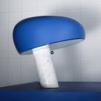 Lampada da tavolo FLOS Snoopy, blu navy, marmo, metallo