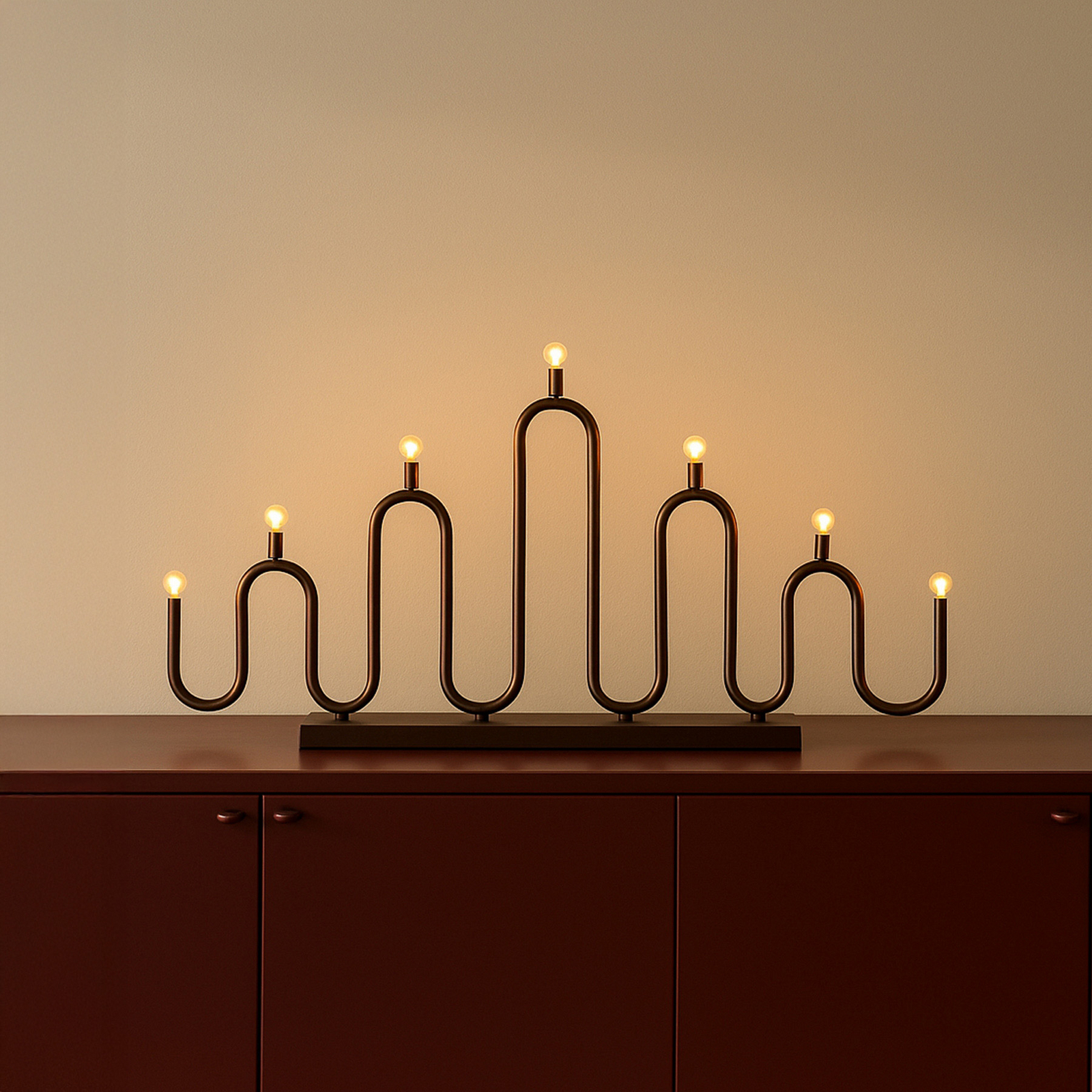 Globen Lighting Κηροπήγιο Noel 7, μπρούντζινο, πλάτος 76 εκ. Globen Lighting Κηροπήγιο Noel 7, μπρούντζινο, πλάτος 76 εκ.
