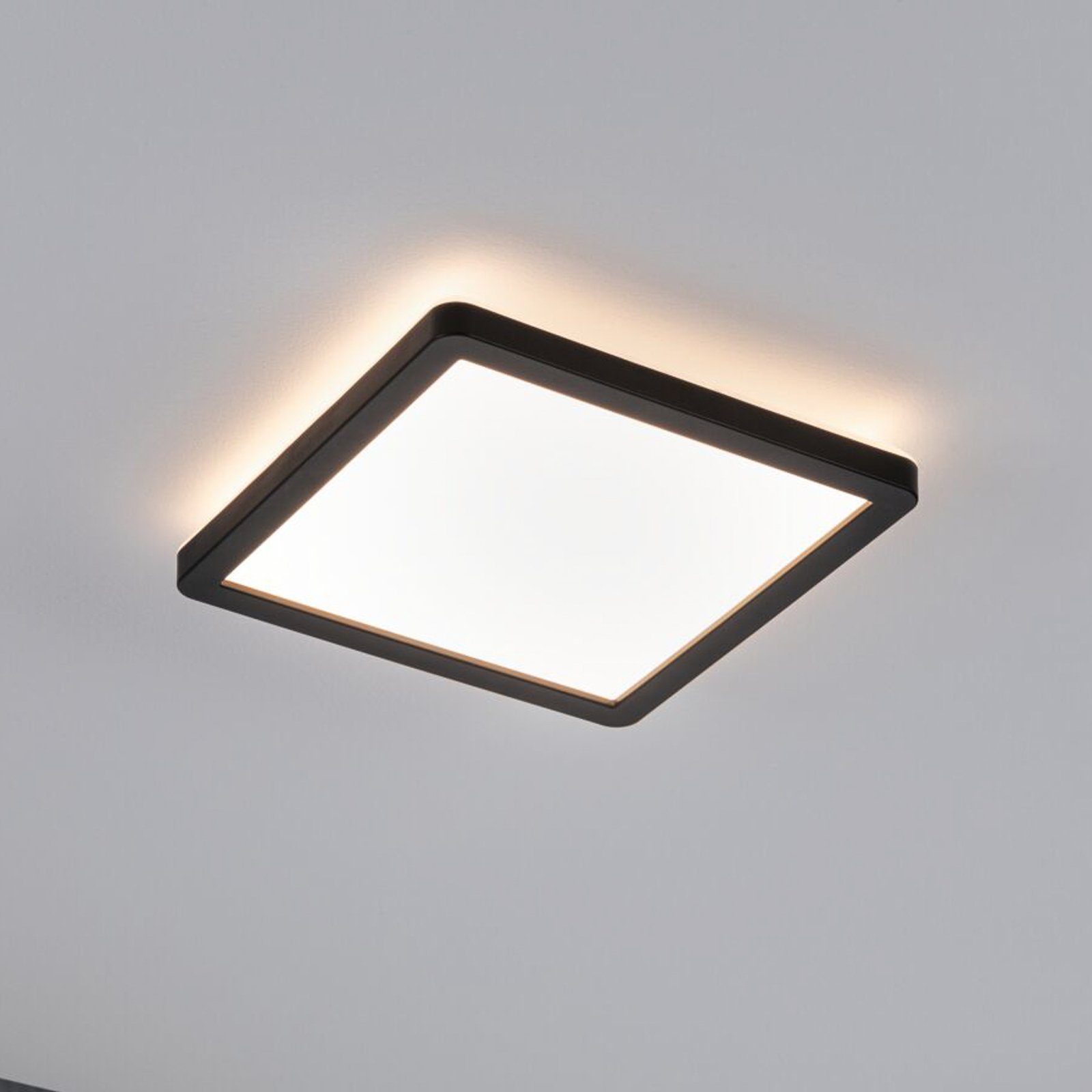 Paulmann Atria Shine panel on/off čierna 830 19x19