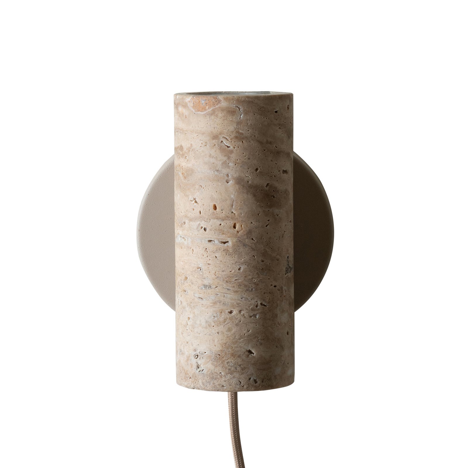 IT'S ABOUT ROMI Wandlampe Tivoli, sandfarben, Stecker, 17 cm