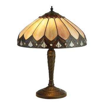 Pearl table lamp in a Tiffany style, height 53 cm