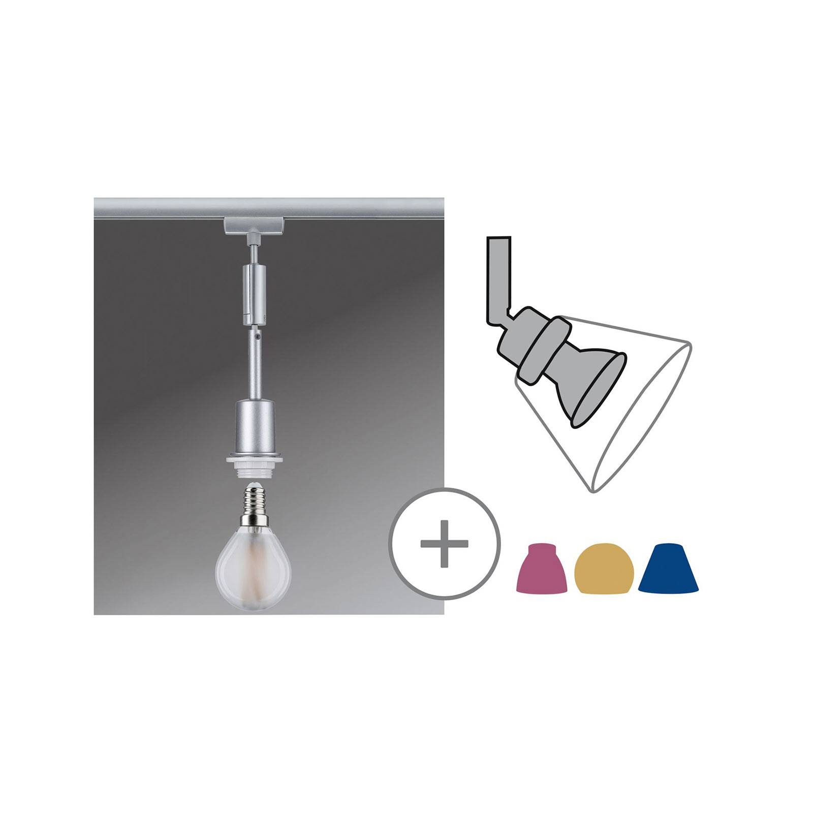 Paulmann URail DecoSystems pendant E14 matt chrome