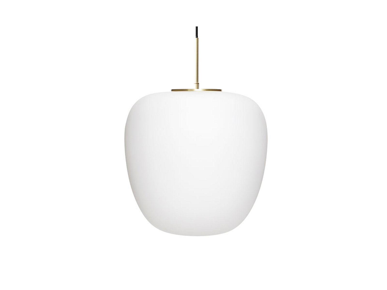 Muse Pendelleuchte Ø 40 cm opal/messing - Hübsch