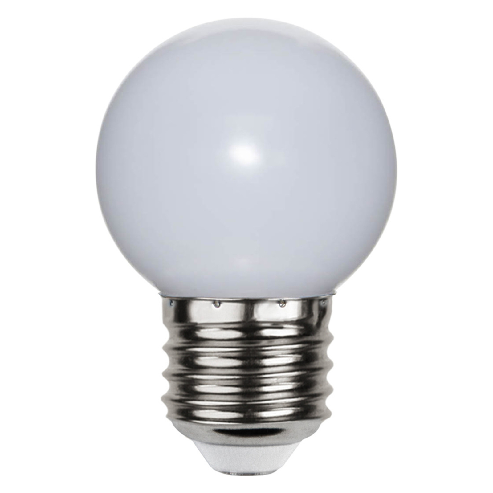 LED-Lampe E27 G45 für Lichterketten, weiß
