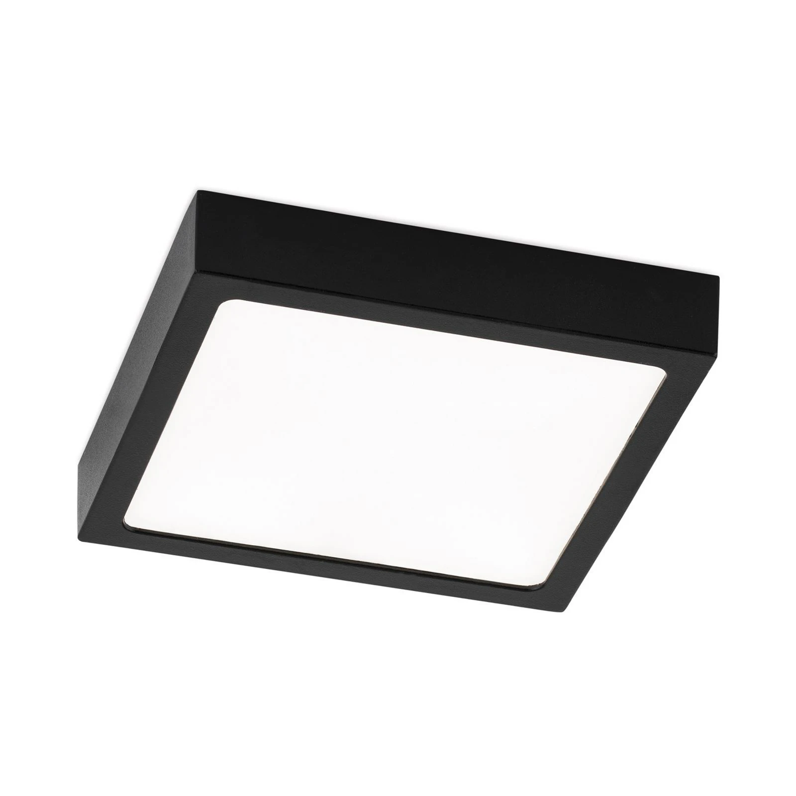 LED οροφής Disc, μαύρο μήκος 14 cm, CCT μέταλλο