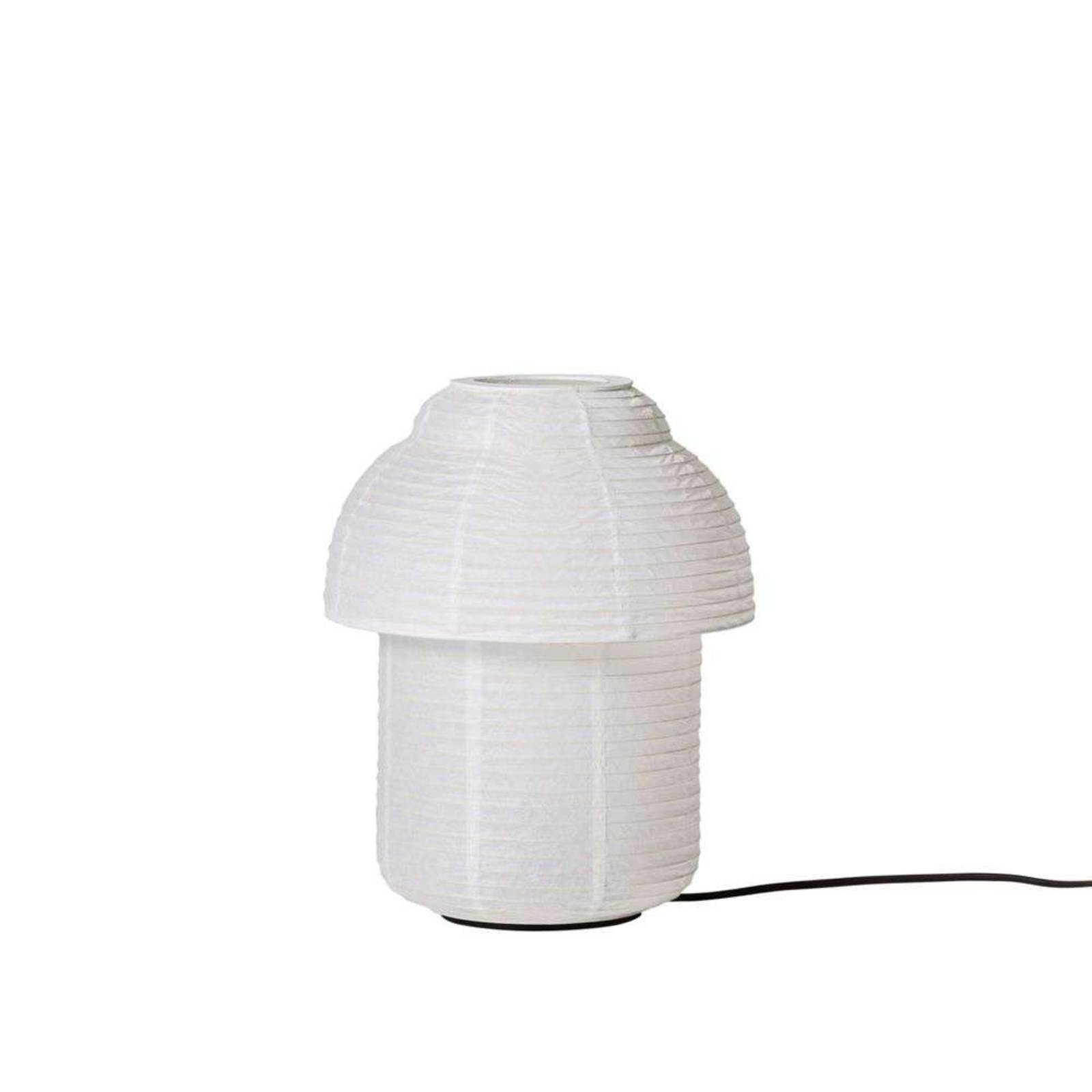 Papier Double Bordslampa Ø30 White - Made By Hand