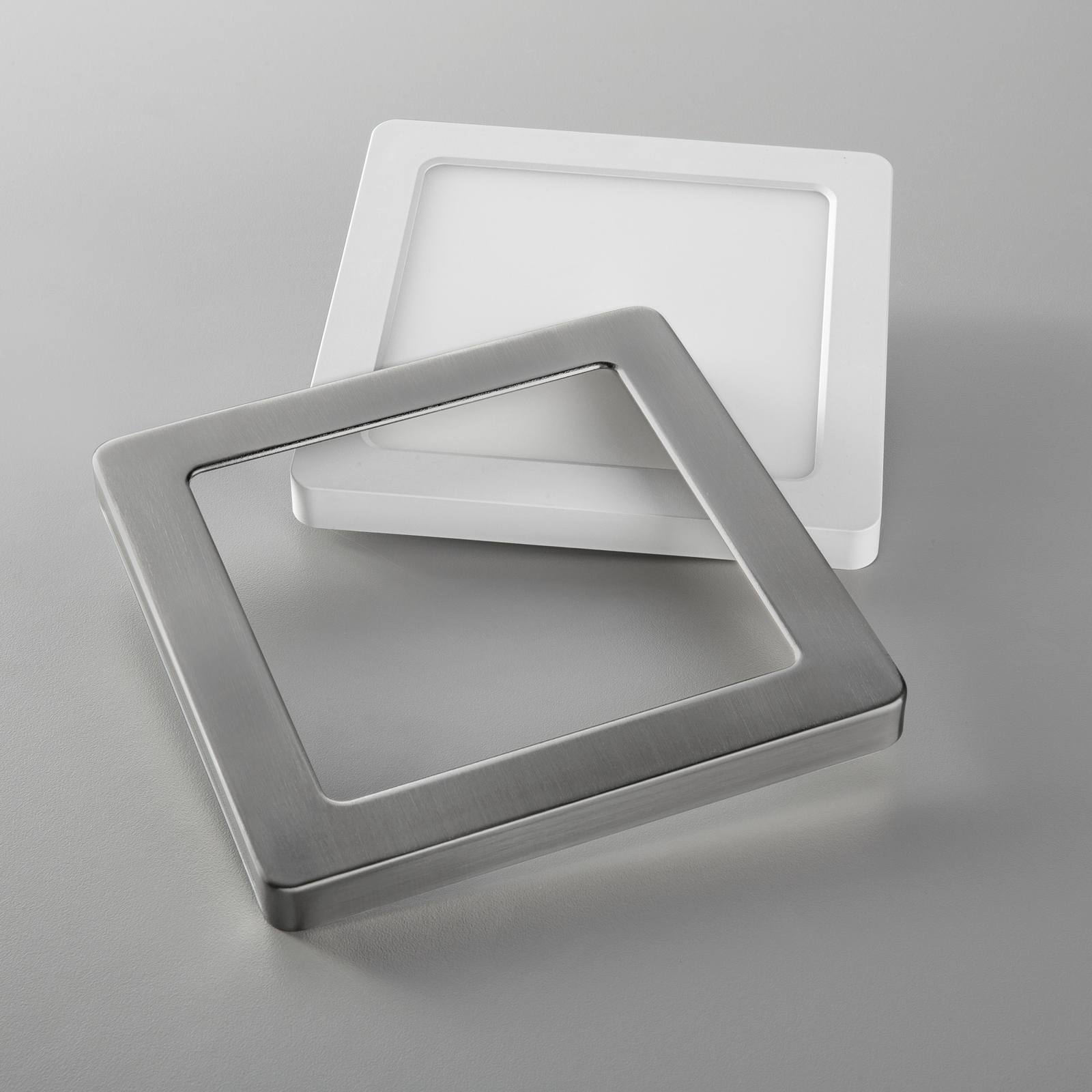 Rahmen für LED-Panel Selesto, quadratisch, nickel