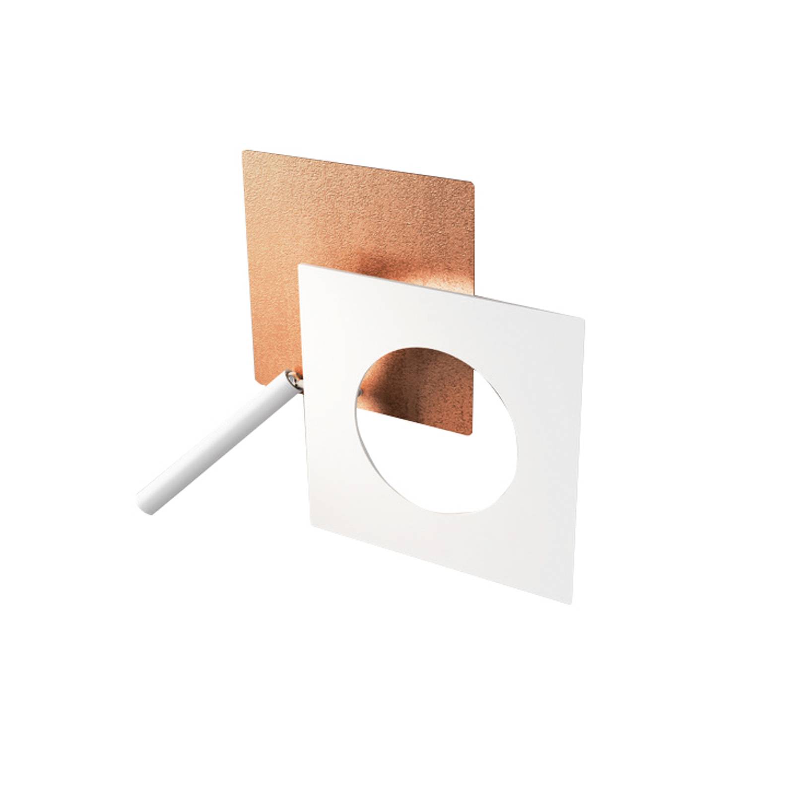 ICONE Applique murale LED Petra 21.L, cuivre, blanc