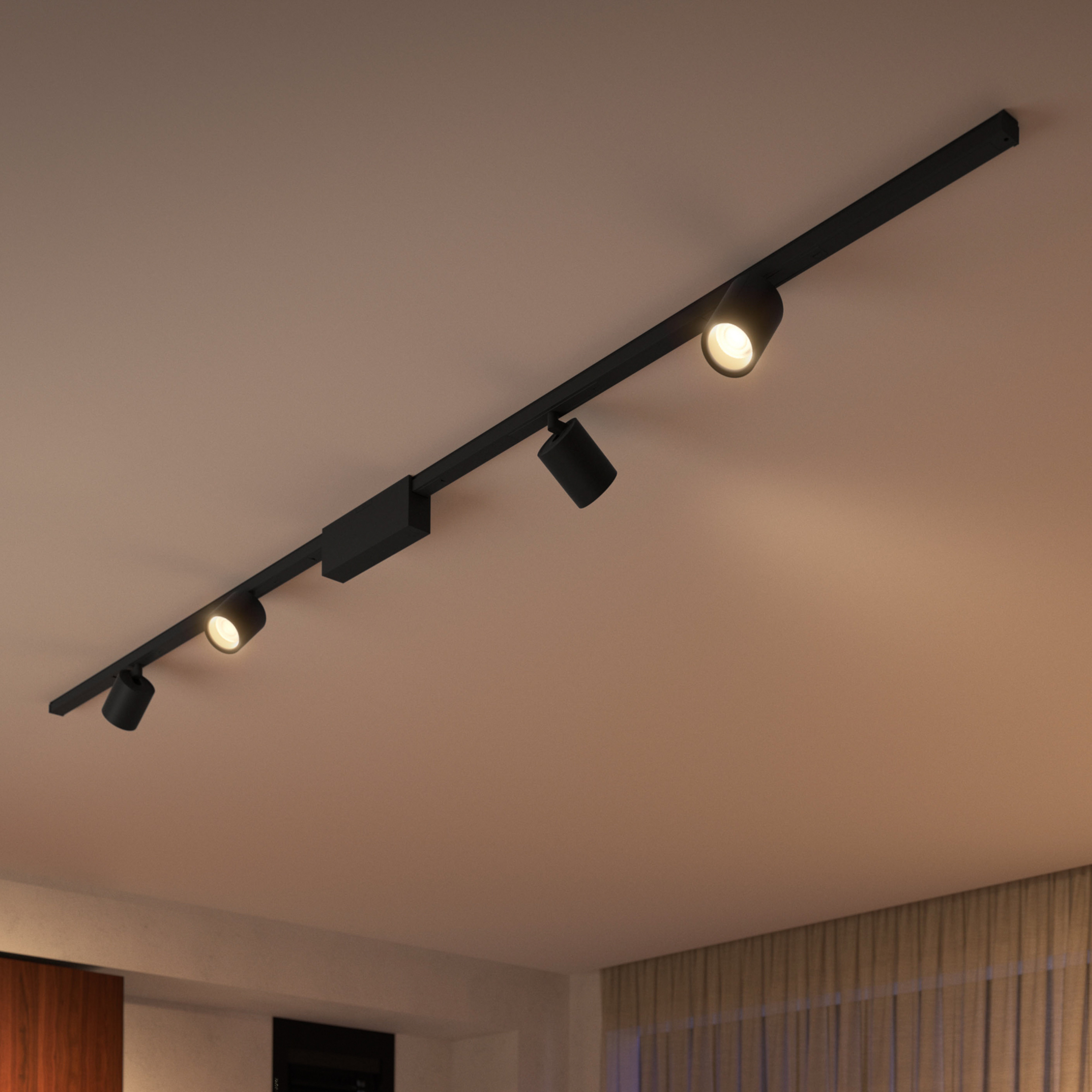 Philips Hue Perifo lištový systém 4x bodové svetlá čierne