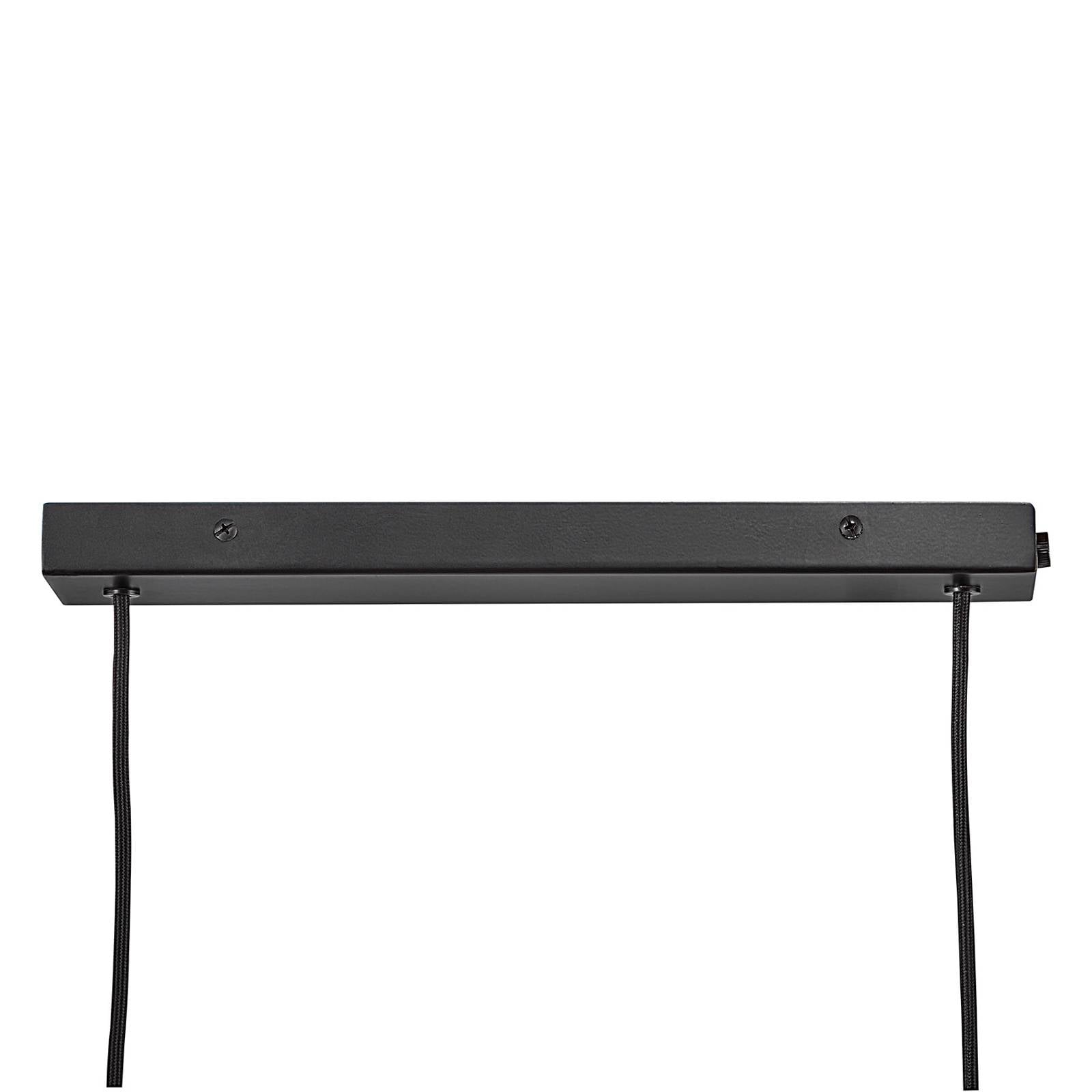 Lampa wisząca LED Clyde, 4-punktowa, czarna, długość 115 cm
