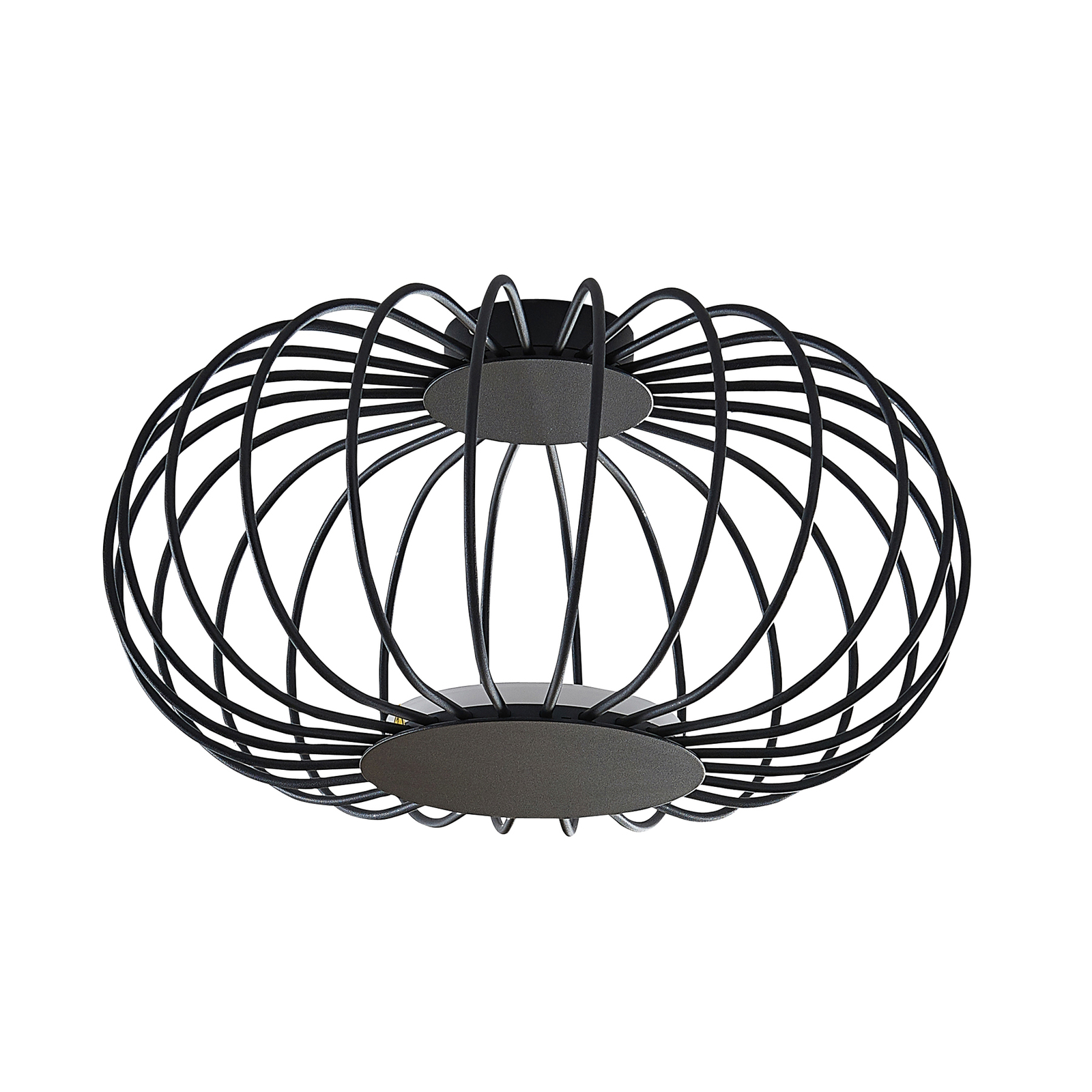 Lucande Lusine LED-taklampe i svart