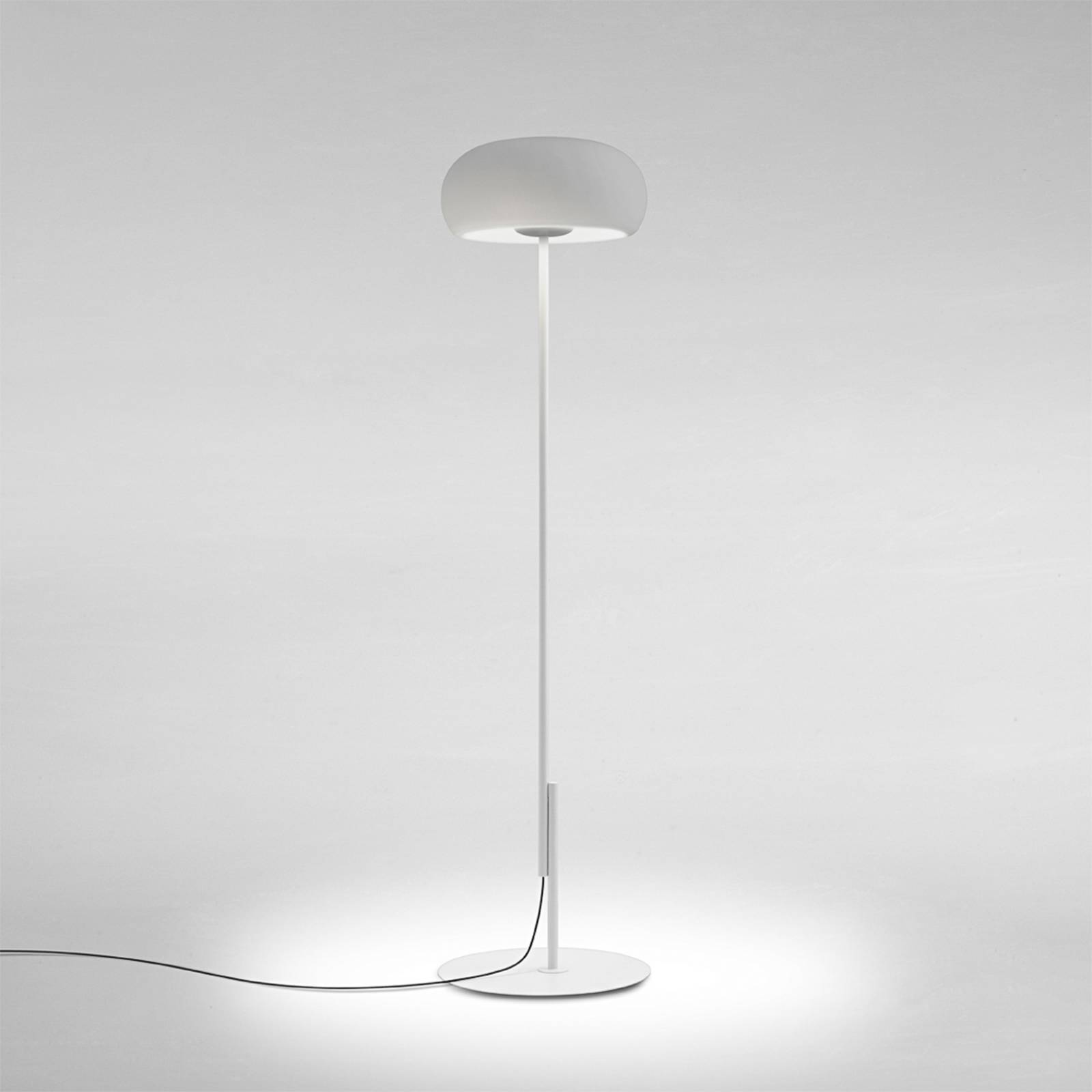 MARSET Vetra Lampe sur pied LED, structure blanche