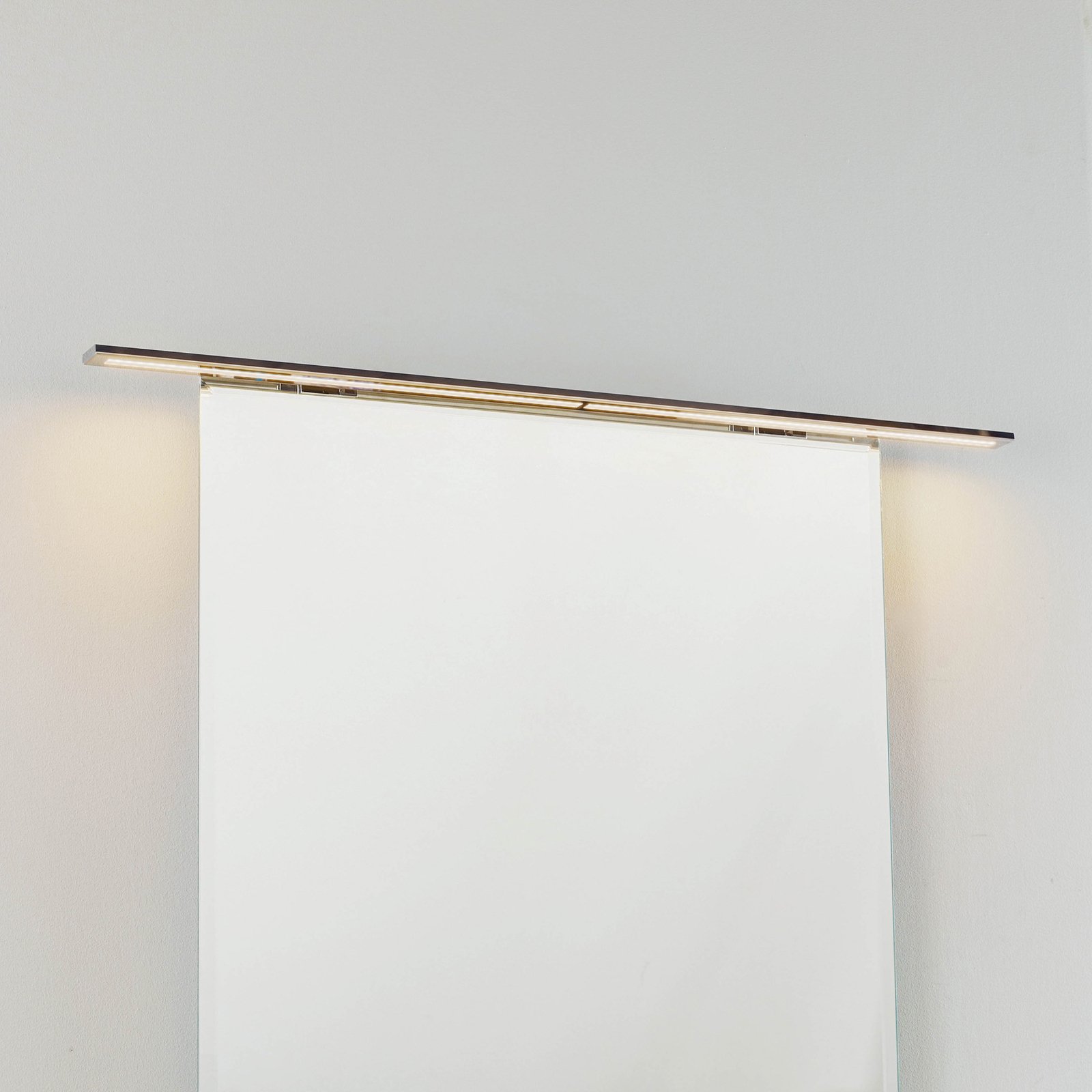 LED-Spiegelleuchte Espelho, Badezimmer, 80cm chrom