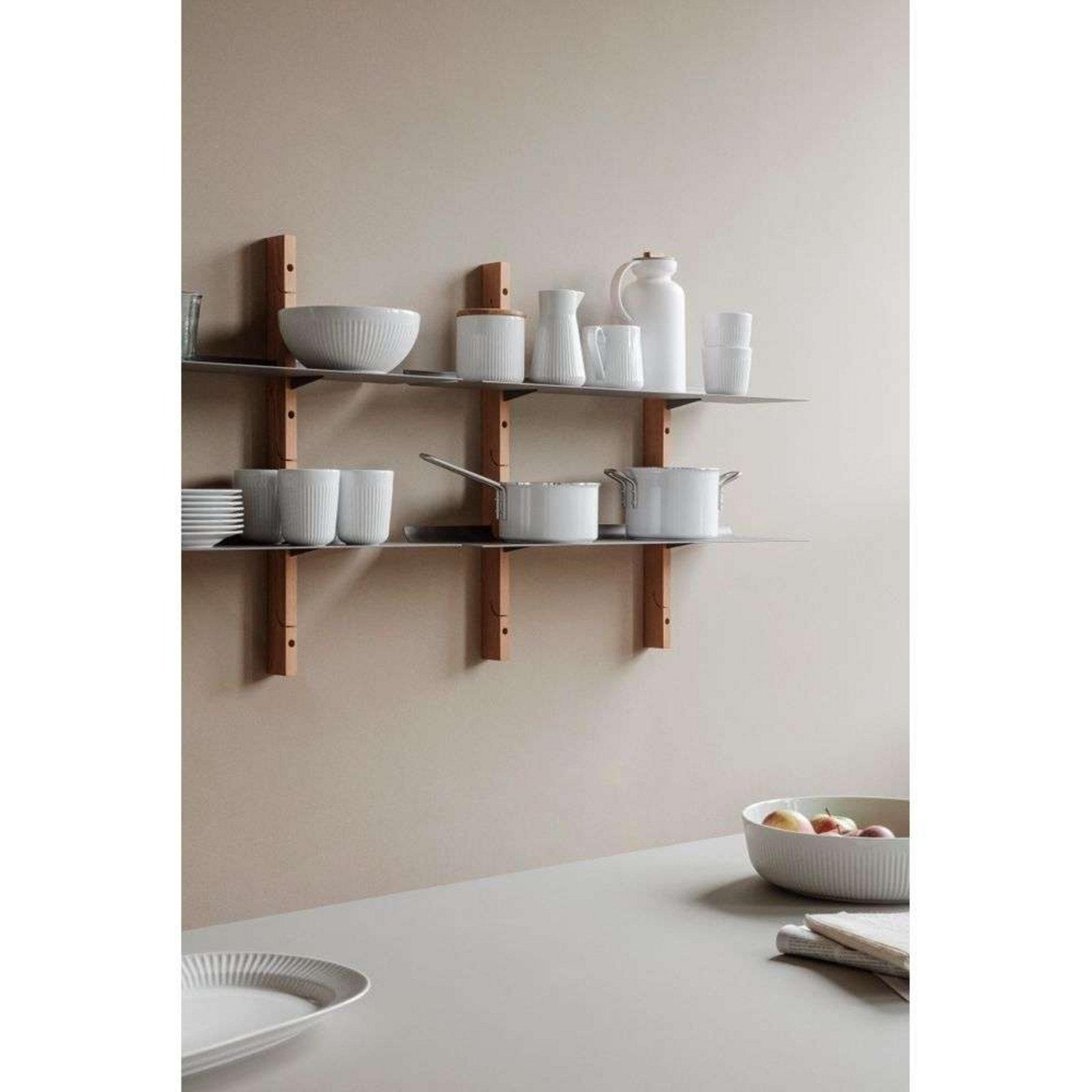 Smile Shelf Set Small Oak/Grey - Eva Solo