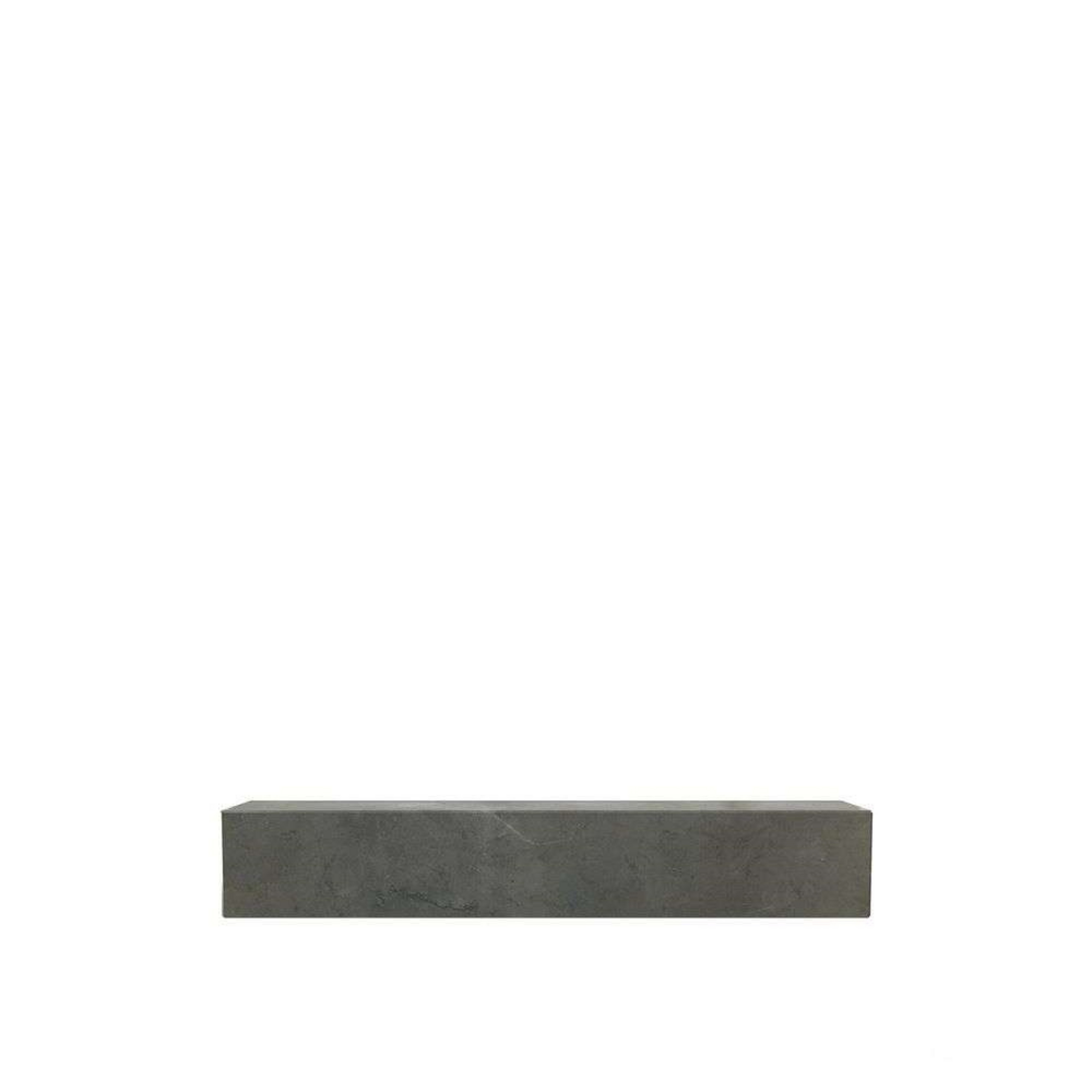 Plinth Hylde Brown Grey Kendzo Marble - Audo Copenhagen