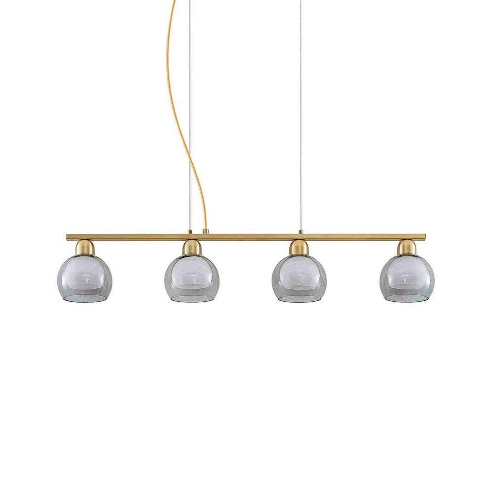 Mylah 4 Lustră Pendul L950 Brass - Lucande