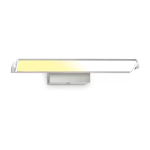 Lampenwelt LED-Wandleuchte Udonga, schwenkbar, CCT, dim, nickel