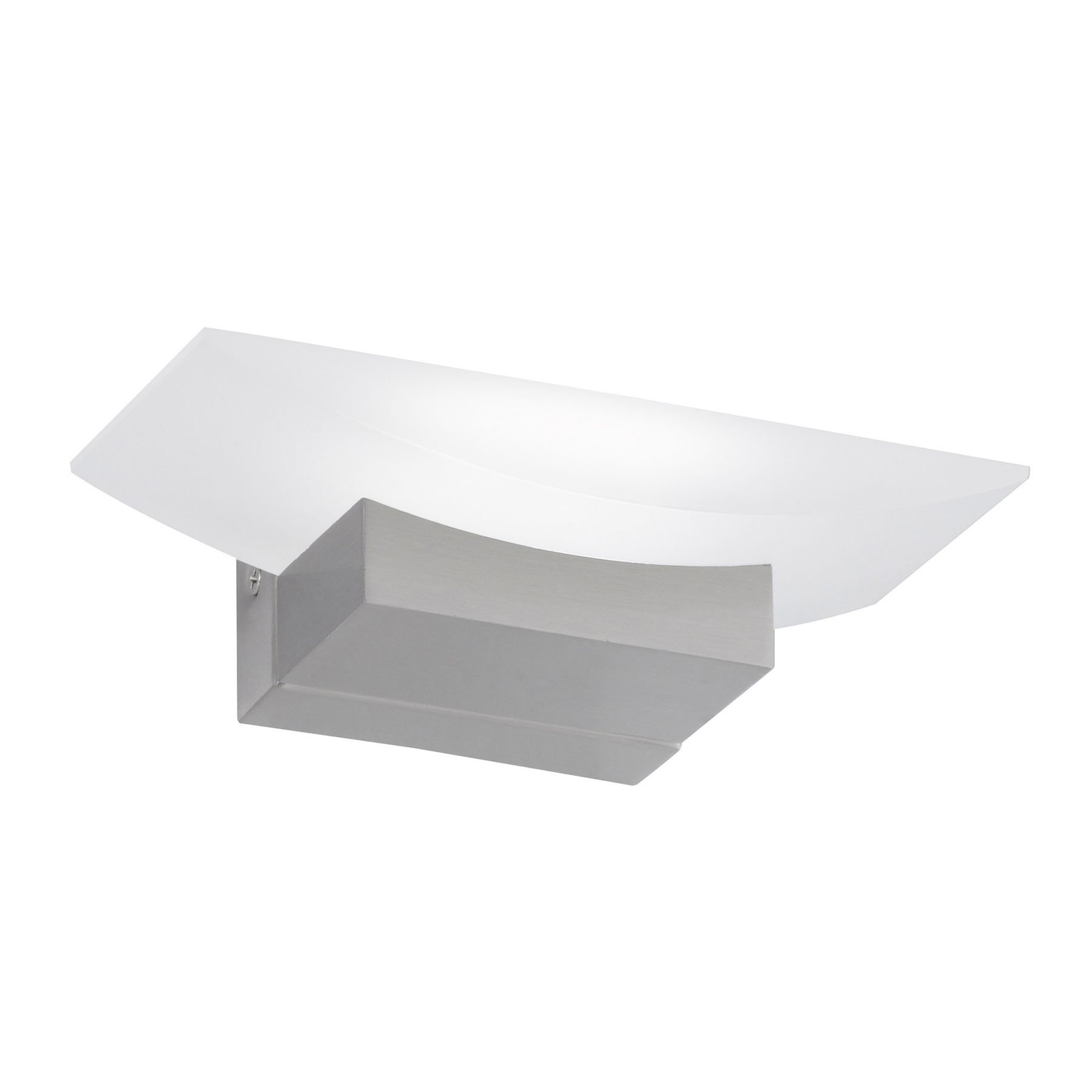 Fischer & Honsel Bowl TW LED wall light with switch, colour change, for Living / Dining Room, metal, acrylic, 6 W, energy efficiency: A+, W: 20 cm, H: 7 cm