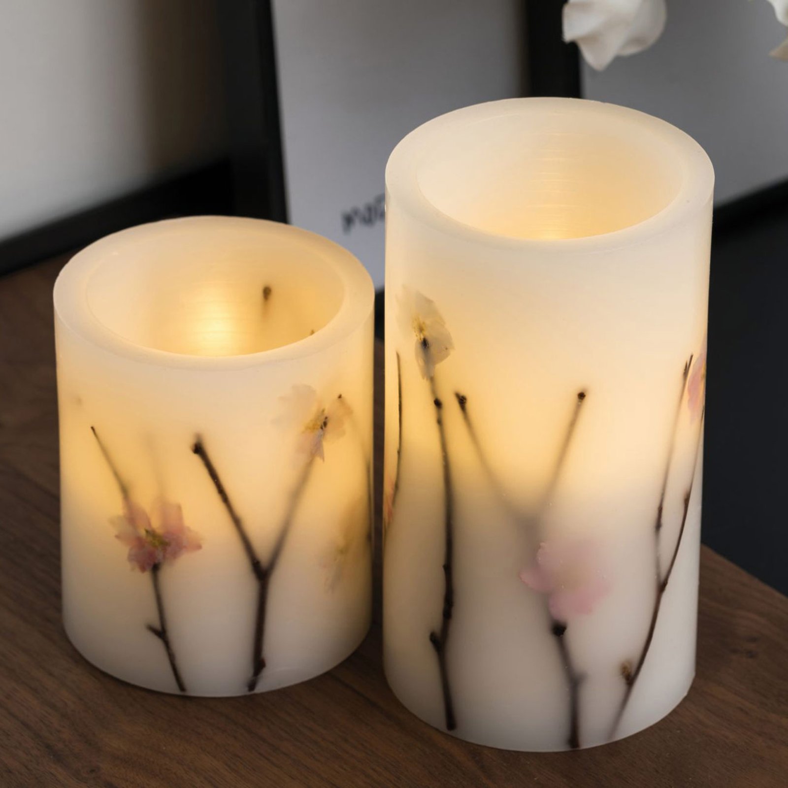 Pauleen Shiny Blossom Candle -LED-kynttilä 2 kpl