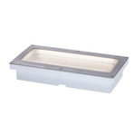 Brick LED-Bodeneinbauleuchte, grau, 10 x 20 cm - Paulmann