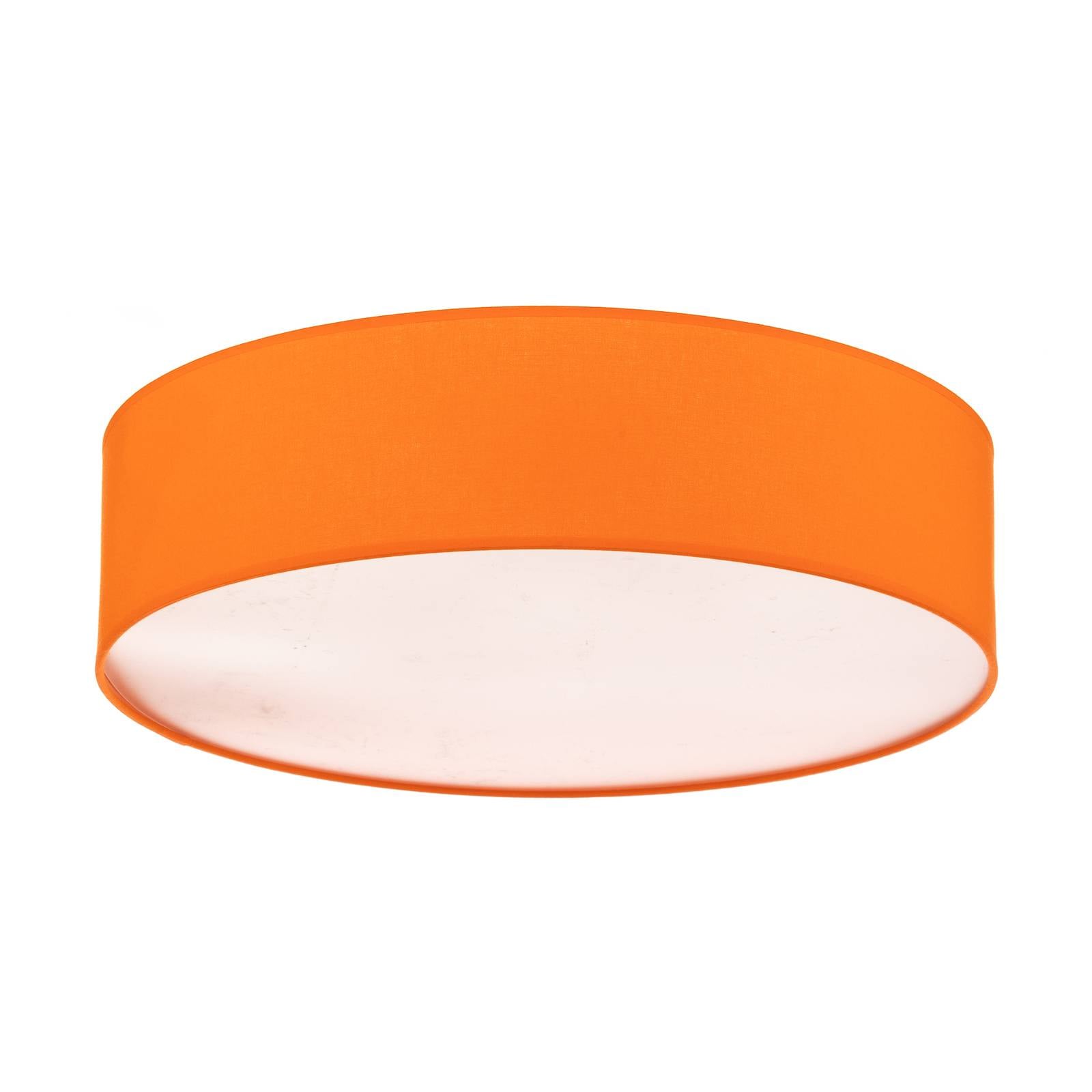 Euluna Roller Decke, Stoffschirm orange, Ø 50 cm