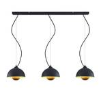 Gretja 3 Lustră Pendul Black/Gold - Lindby